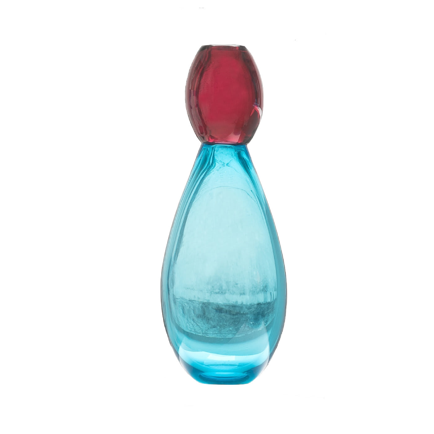 King Aquamarine-Ruby Vase by Karim Rashid - Purho
