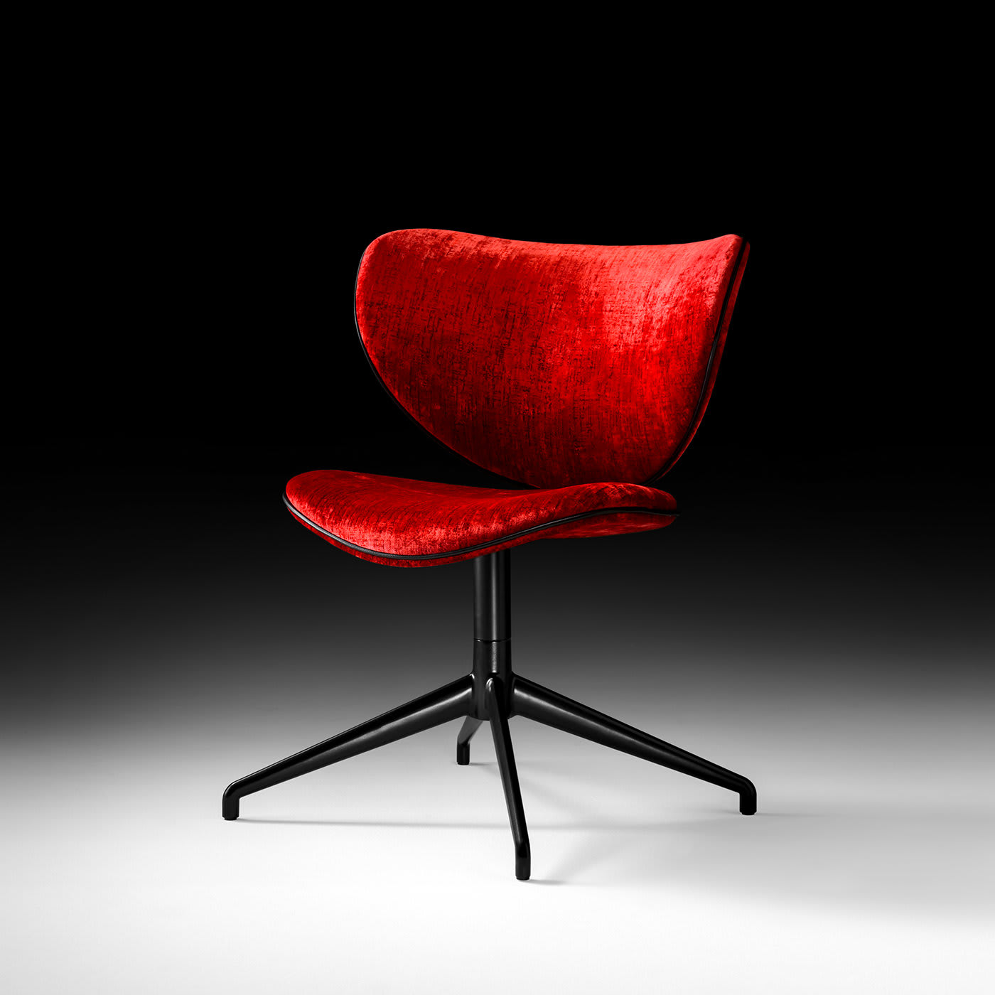 Kalida Swivel Chair - Black Tie