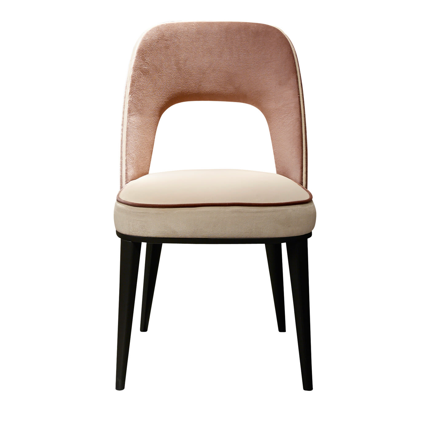 Clover champagne velvet online dining chair