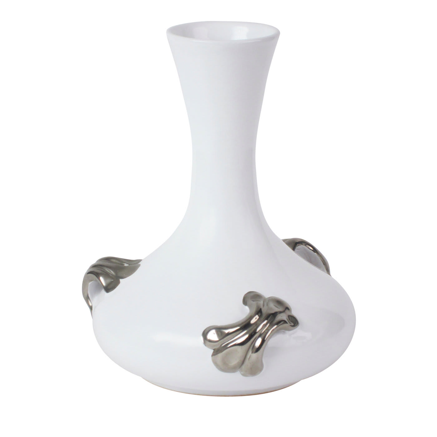 Sphaera Decanter Platinum Vase - Sambuco