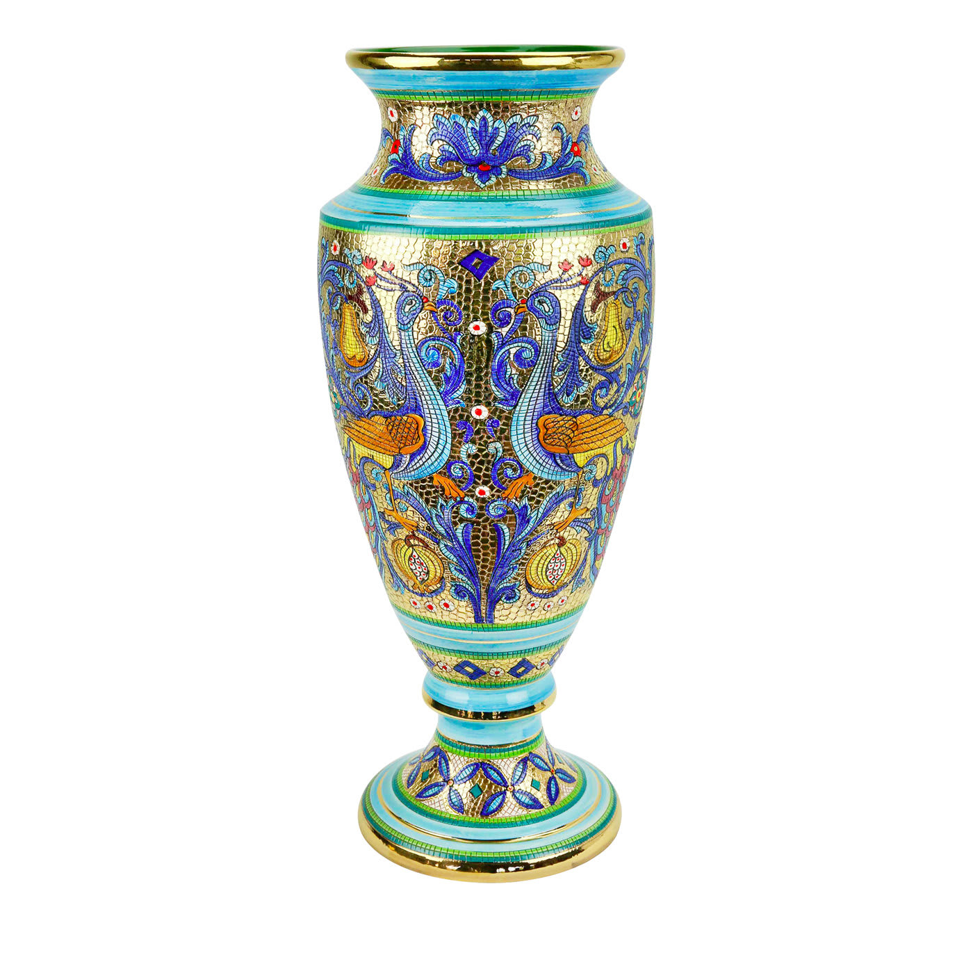 Mosaic Tall Vase - Sambuco