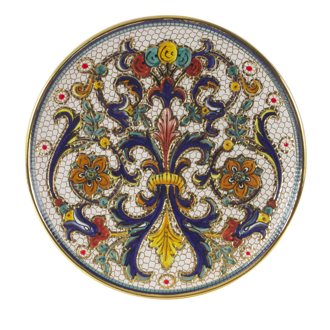 Mosaic Round Plate - Sambuco