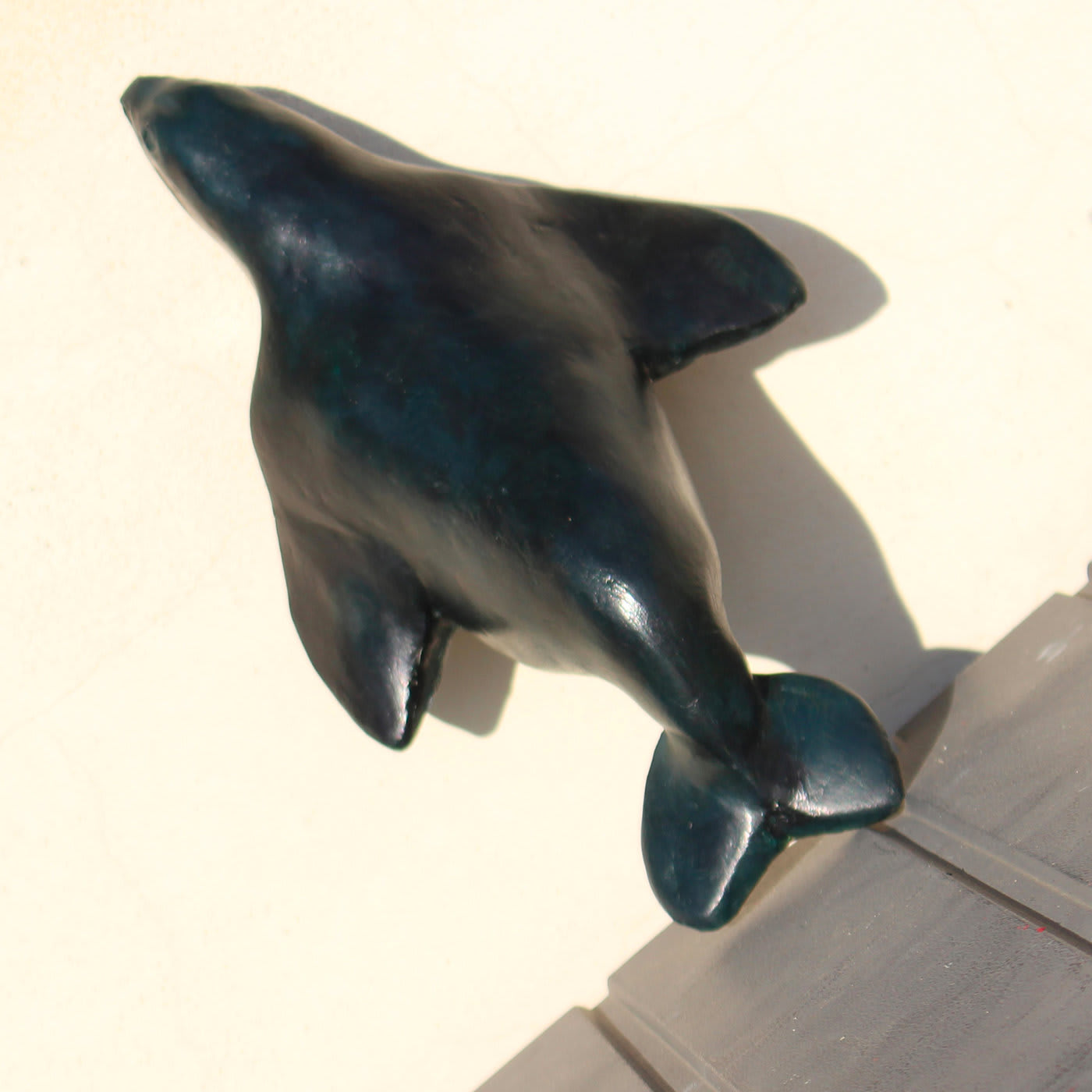 Teal Seal Sculpture - Daniele Nannini