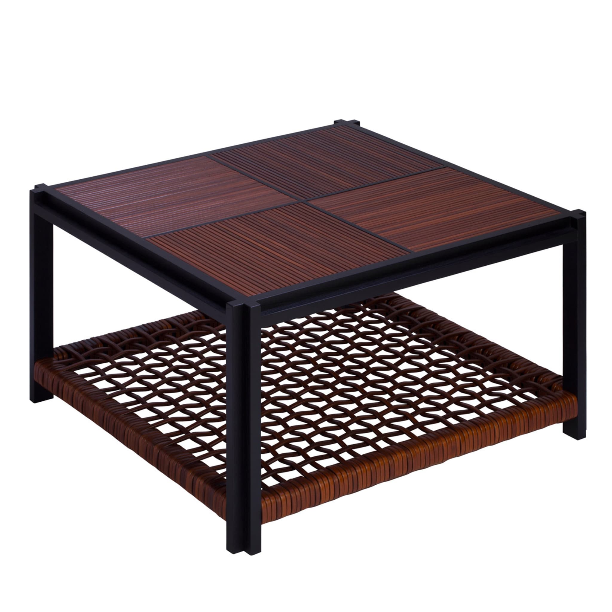 Structura Crisscross 2-Level Square Coffee Table - Main view