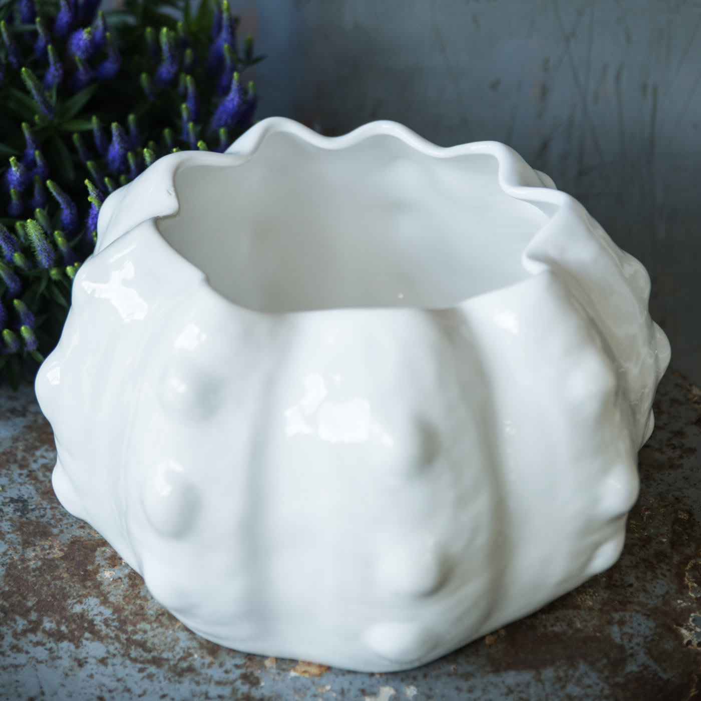 Riccio White Vase - AGGF Ceramics