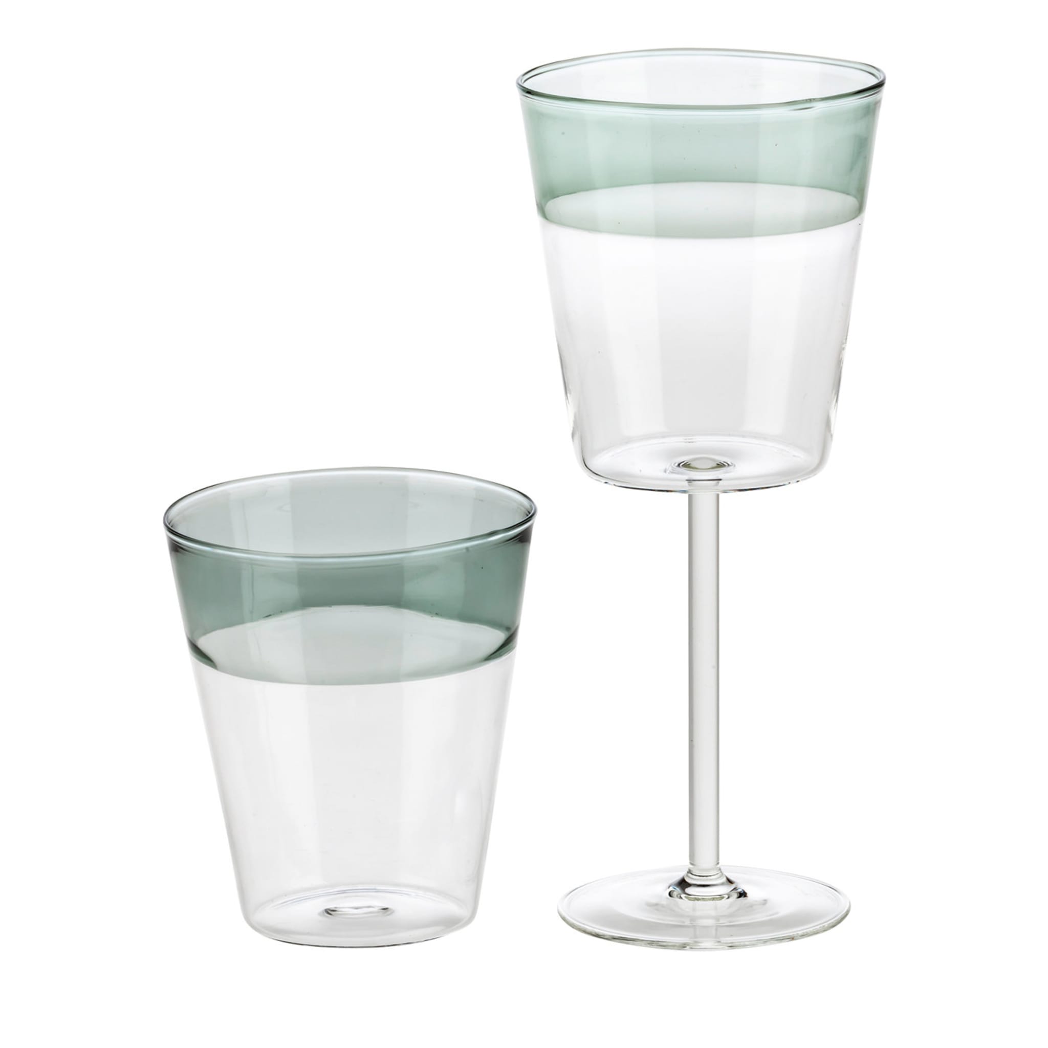 Roma Set of Water Glass and Wine Glass - Main view