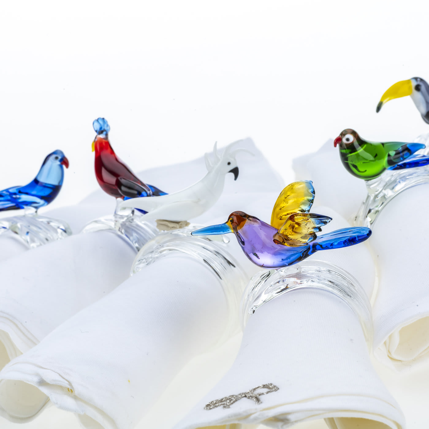 Tropical Birds Set of 6 Glasses Casarialto