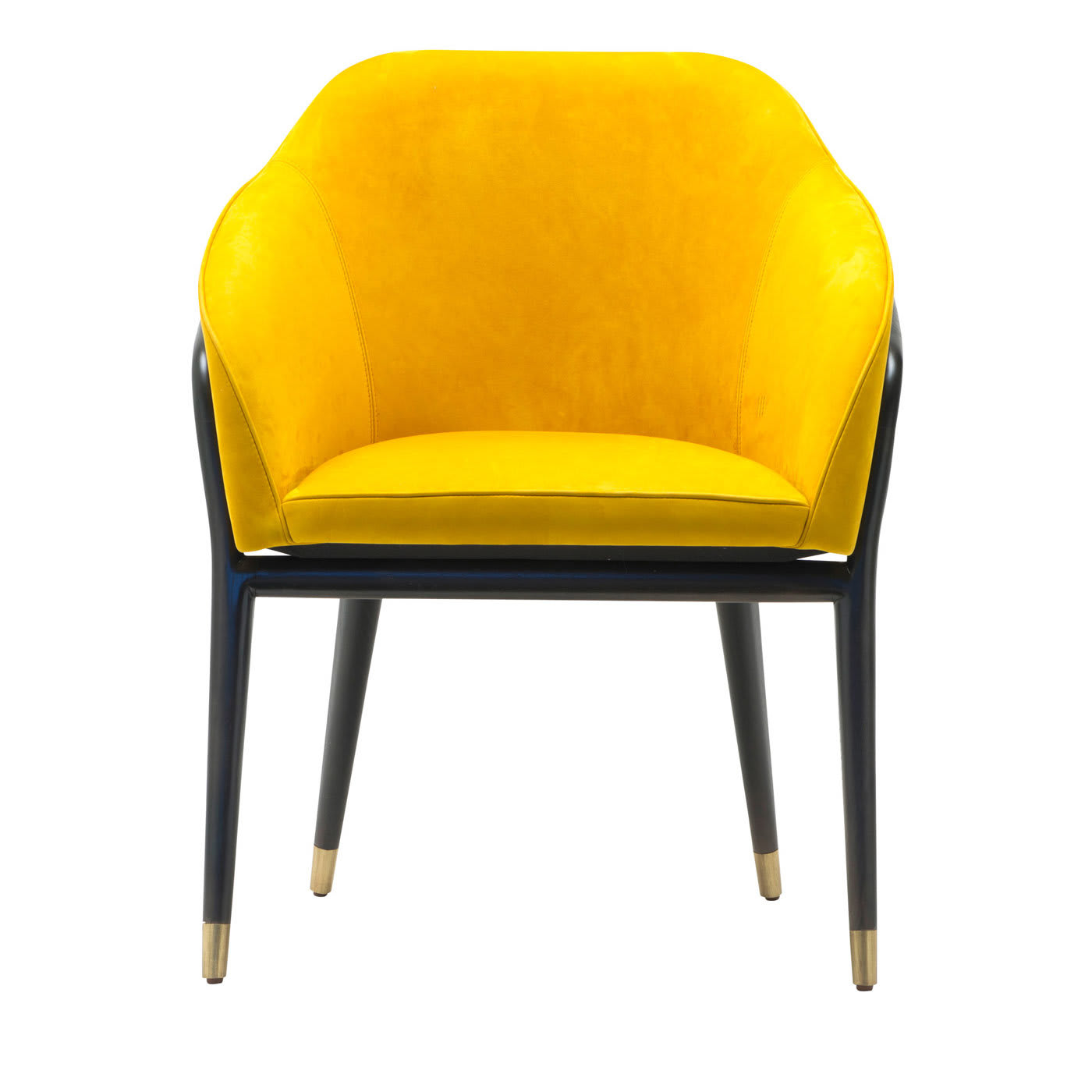 Melodie Mustard Leather Chair - Ulivi Salotti
