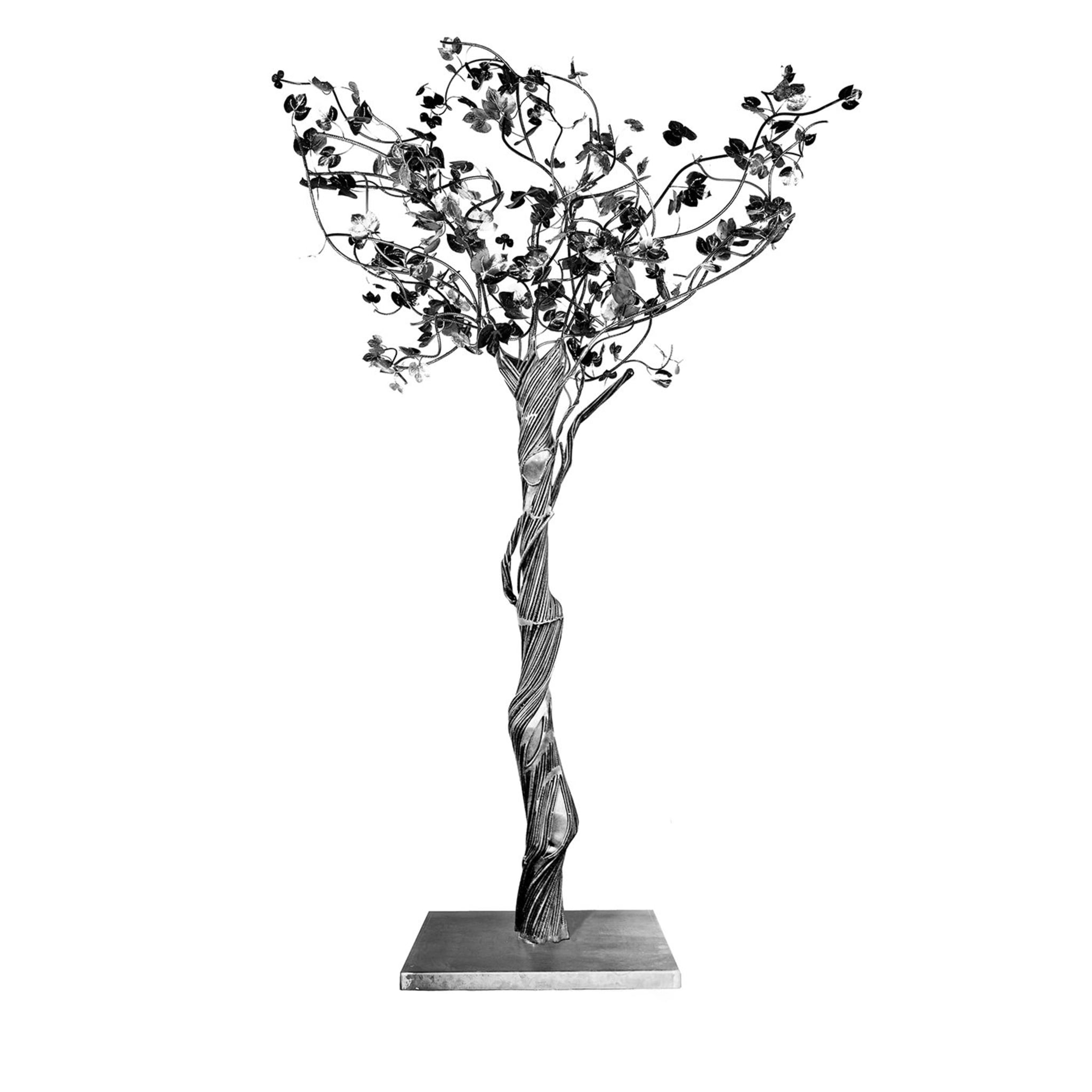 Escultura Arbor Vitae con elemento masculino - Vista principal