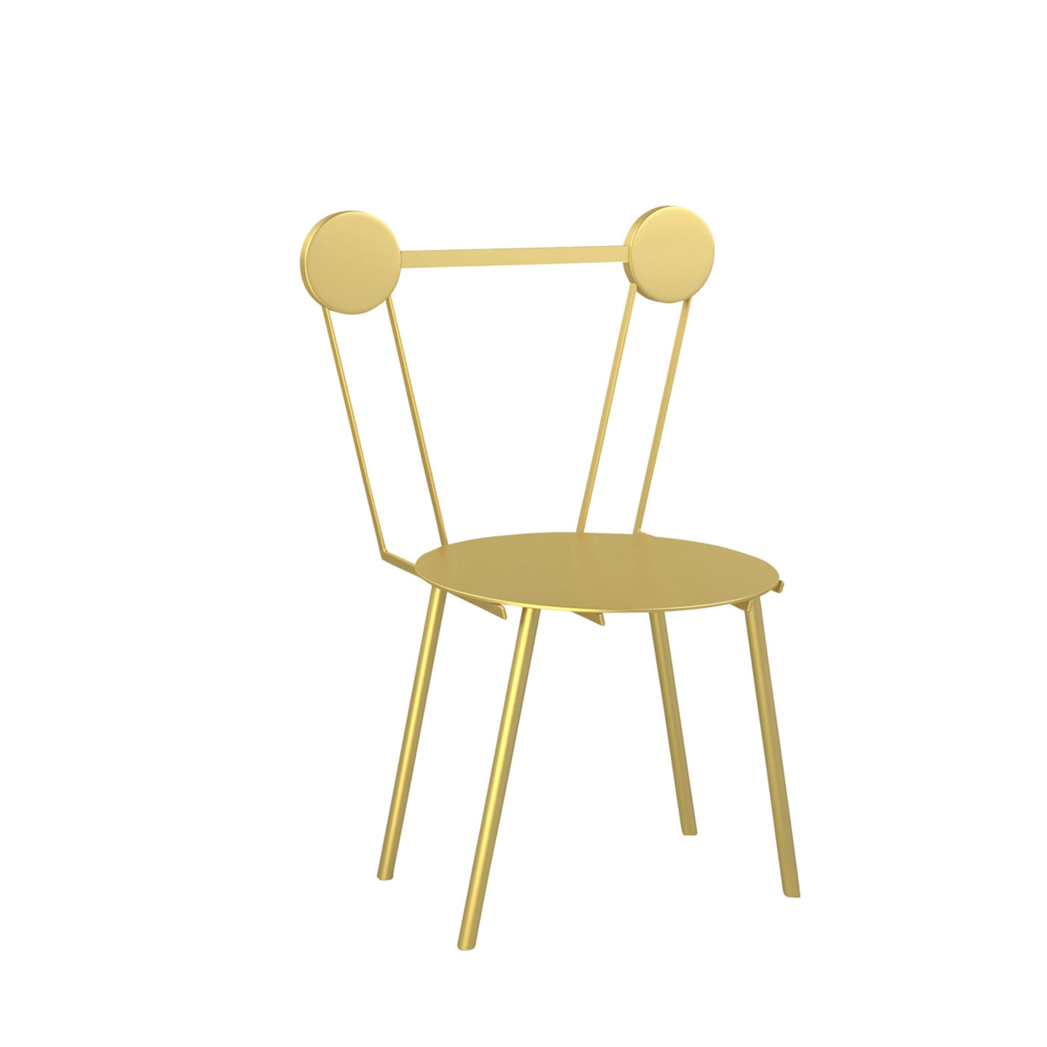 Zweier-Set Haly Gold Stuhl - Hauptansicht