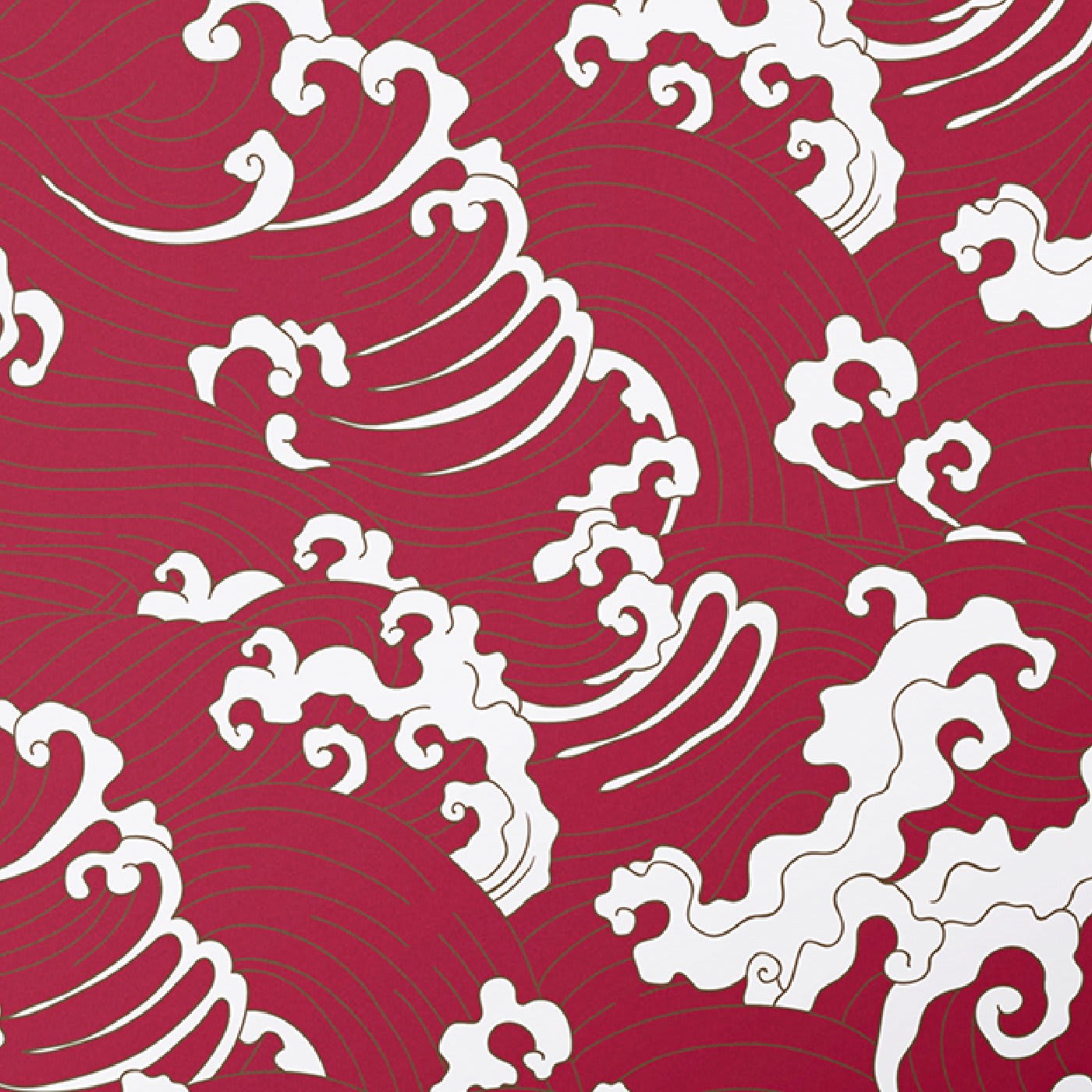 WAVES RED Panel - Midsummer Milano