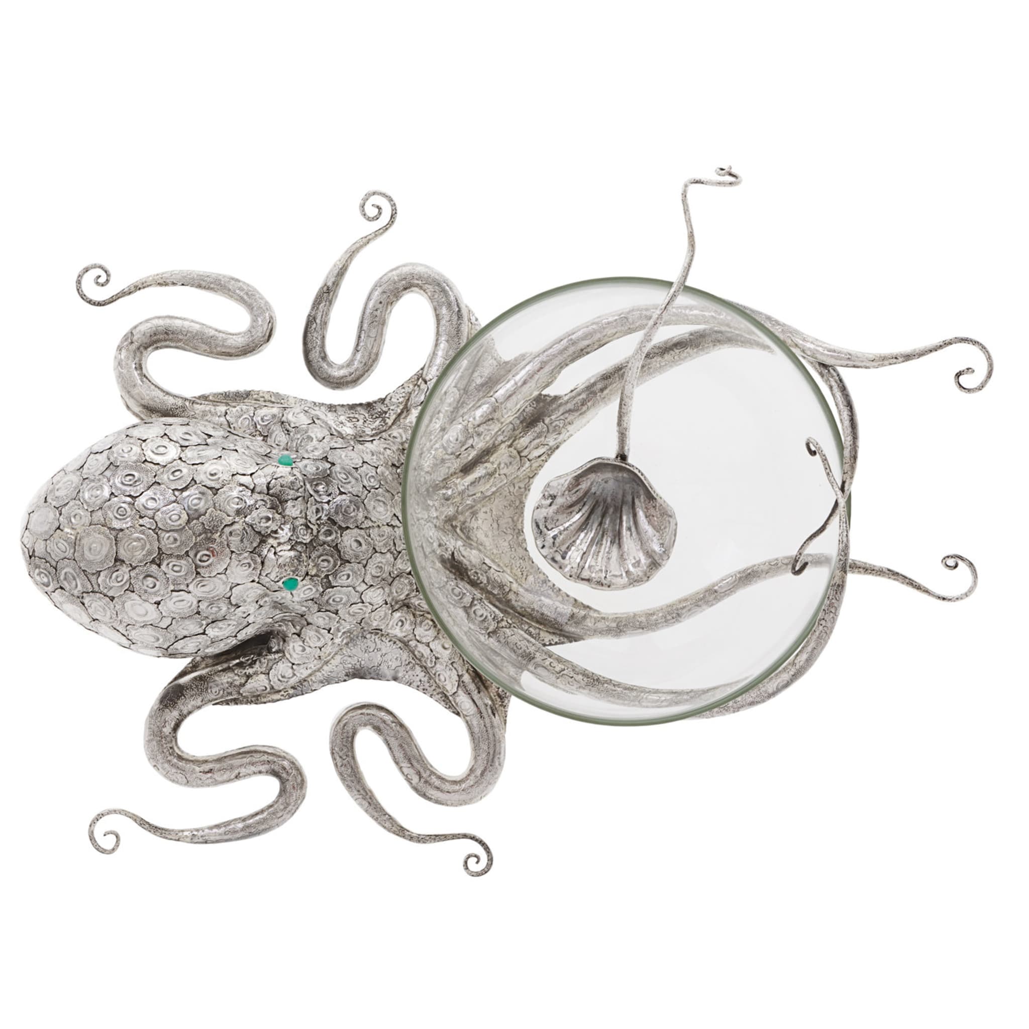 Octopus Sterling Silver and Crystal Tureen - Alternative view 2