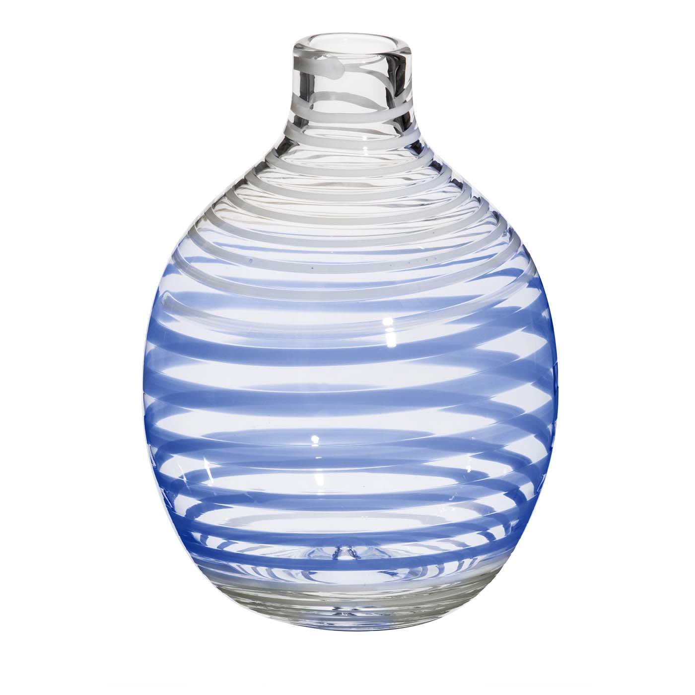 Singleflower Blue Vase N. 3 - Carlo Moretti