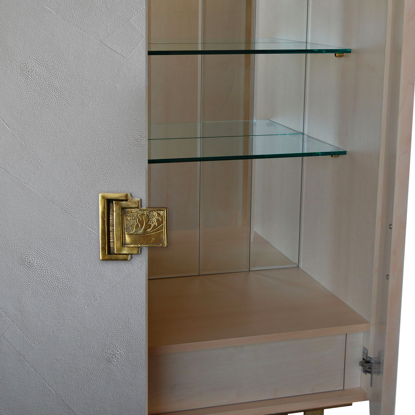 Domiziano White 2-Door Cabinet - Cupioli