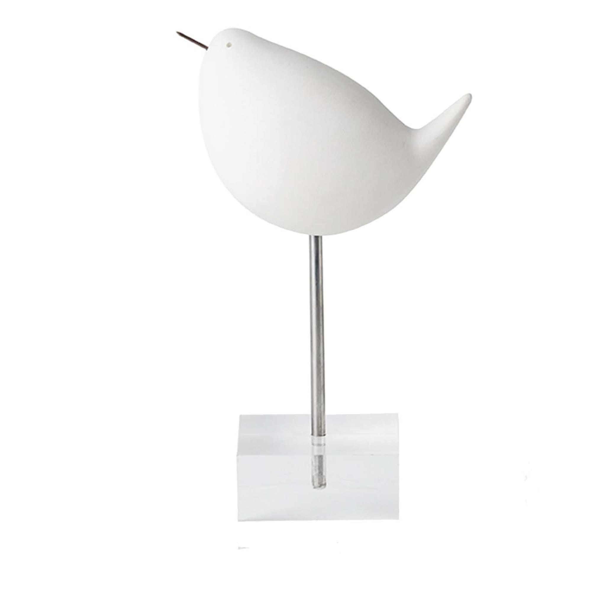 Oiseau blanc sur pied par Aldo Londi #2 - Vue principale