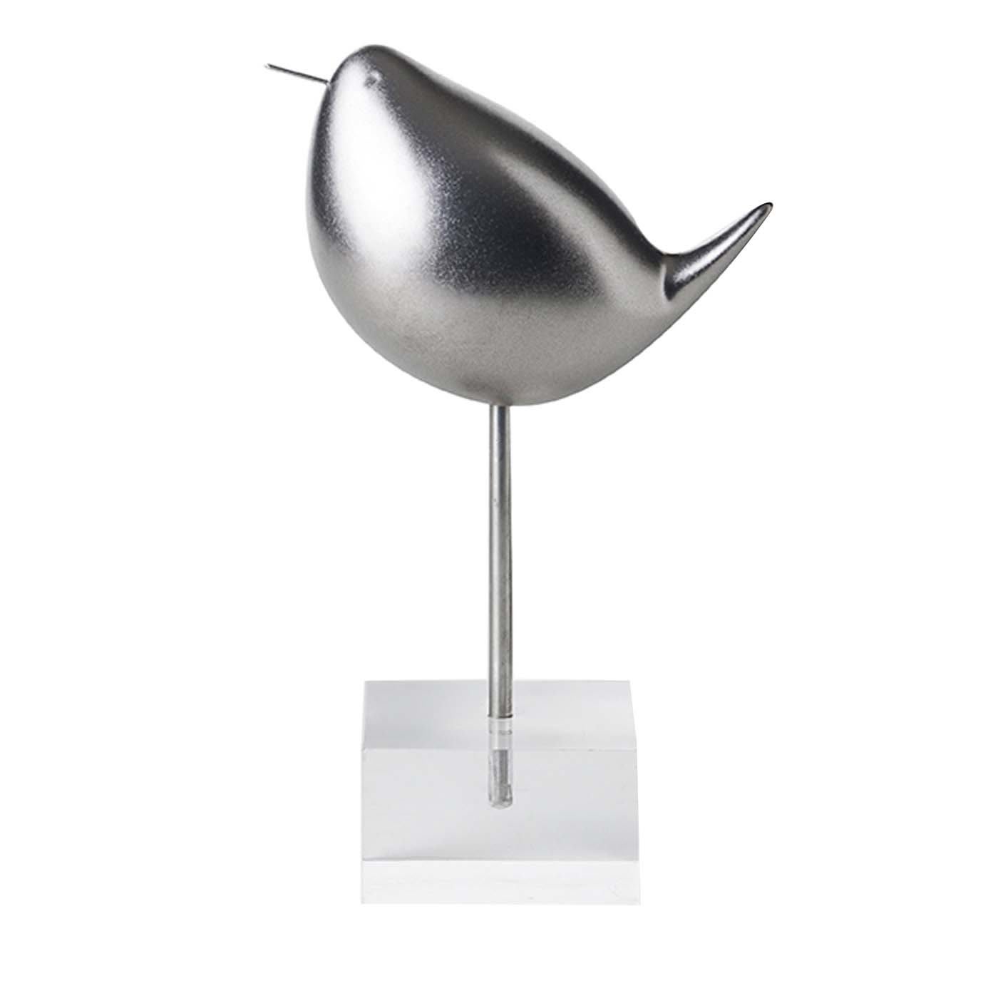 Silver Bird on a Stand by Aldo Londi #2 - Bitossi Ceramiche