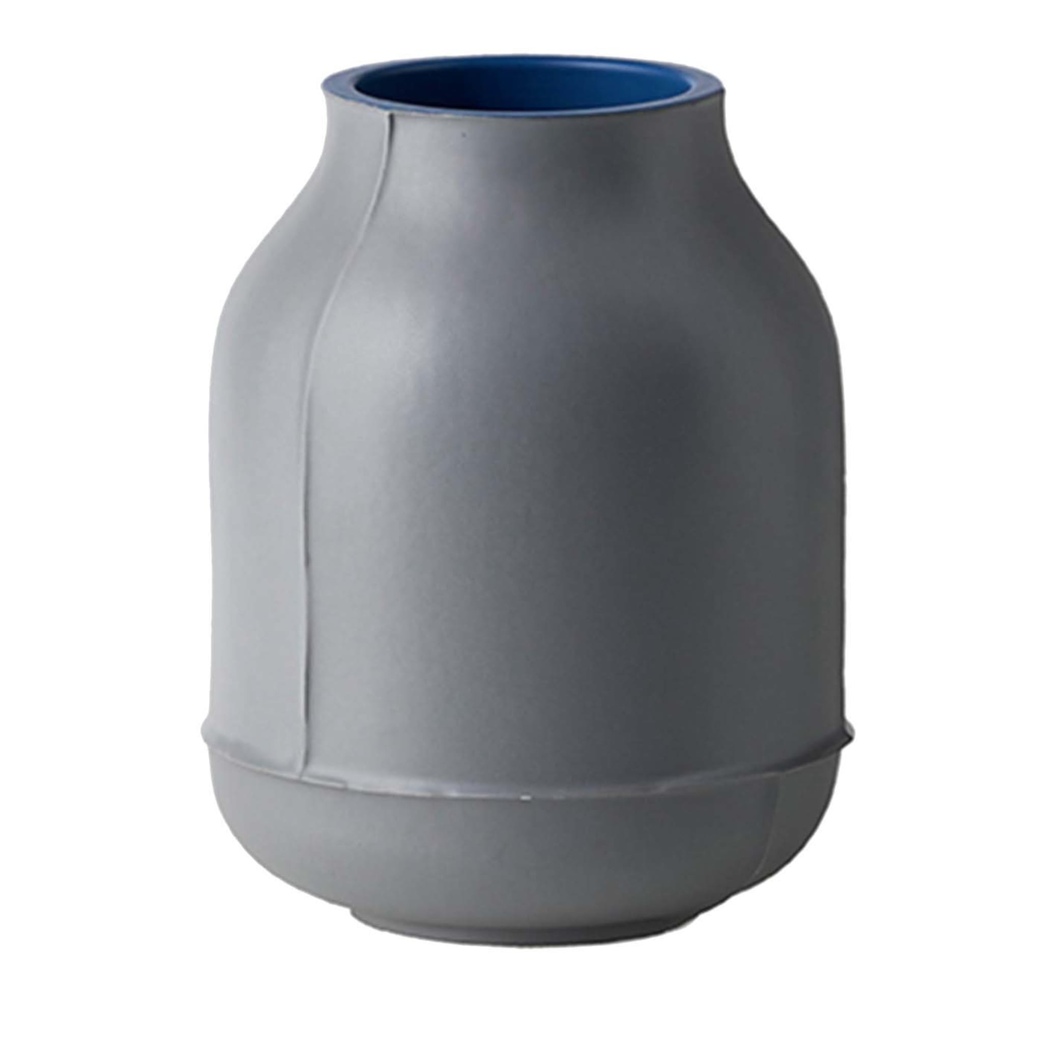Small Gray Barrel Vase by Benjamin Hubert - Main view