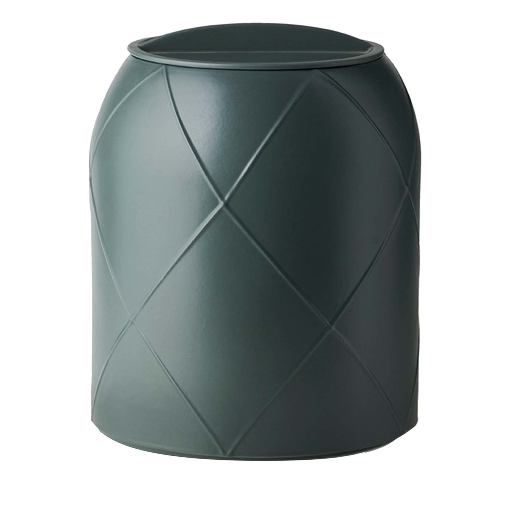 Gray-Green Vase C with Lid by Benjamin Hubert - Main view