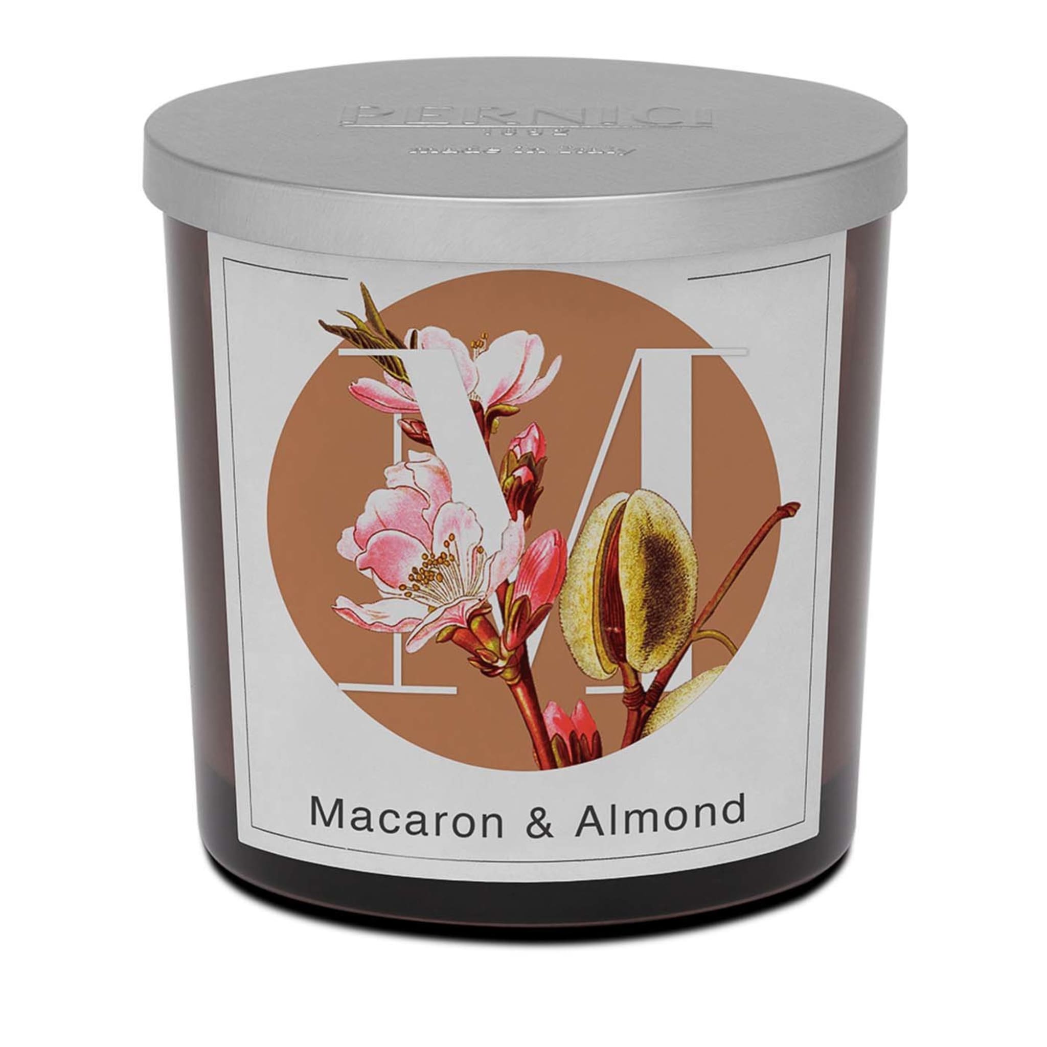 Set of 2 Macaron and Almond Scented Candle in Glass - Main view