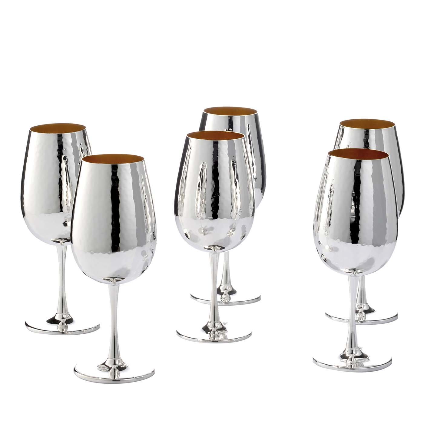 Set of 6 Wine Tasting Glasses - Bragagnolo Argenti
