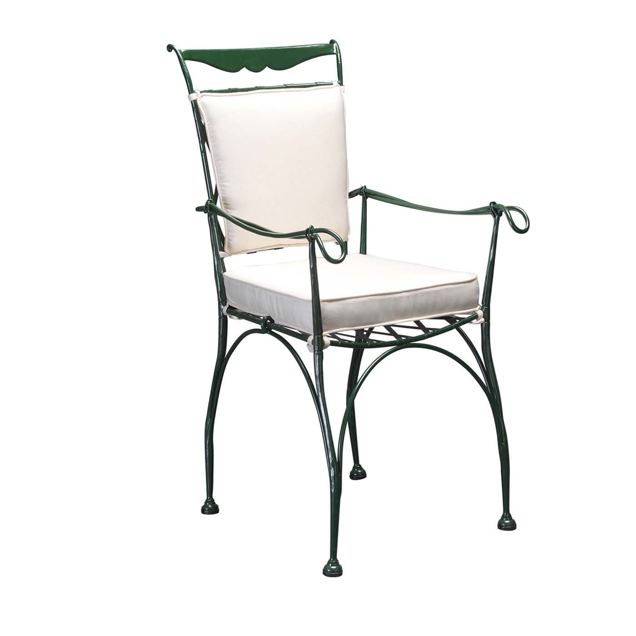 Florio Outdoor Chair with Armrests - Main view