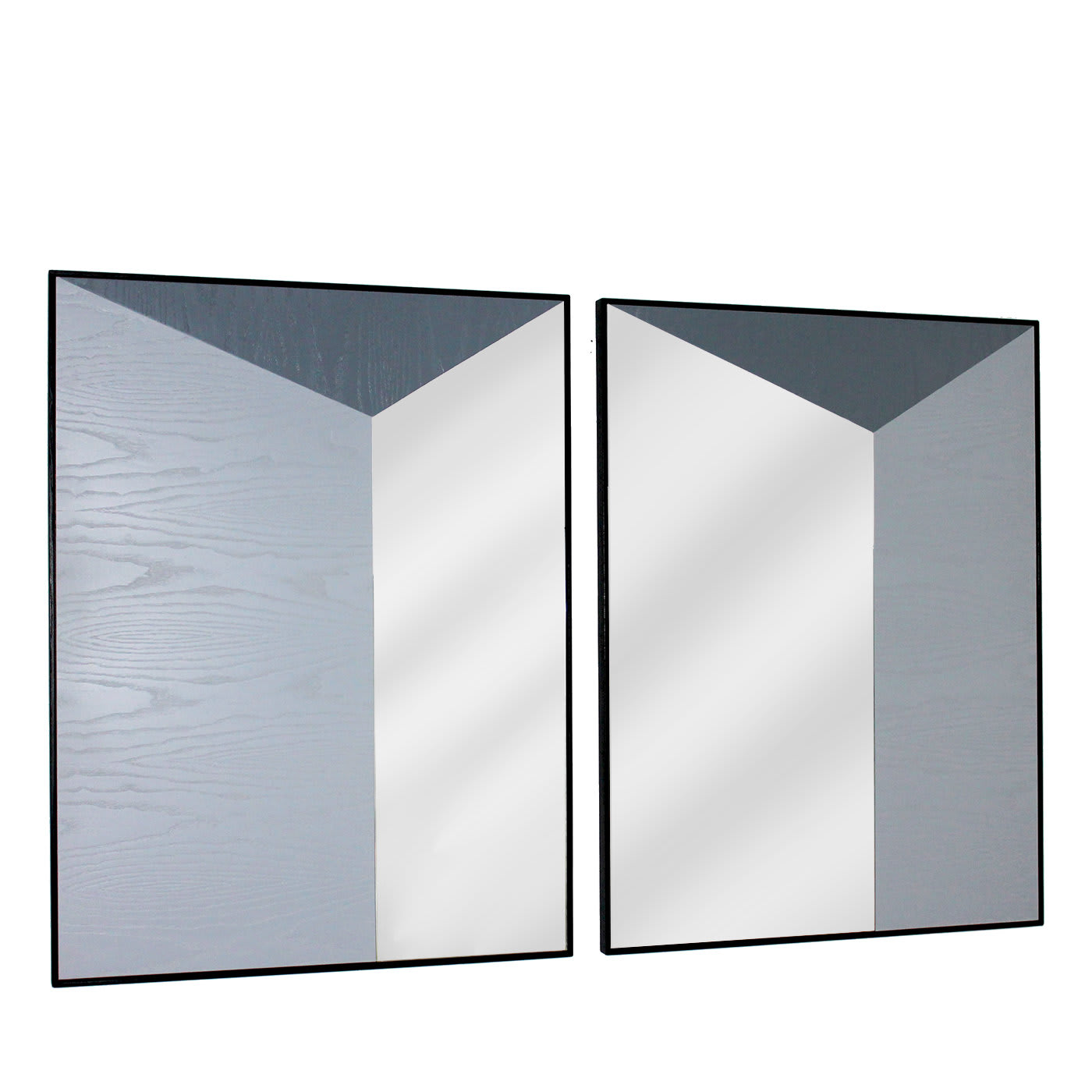 Perspective Set of 2 Mirrors - Caliandro Wood