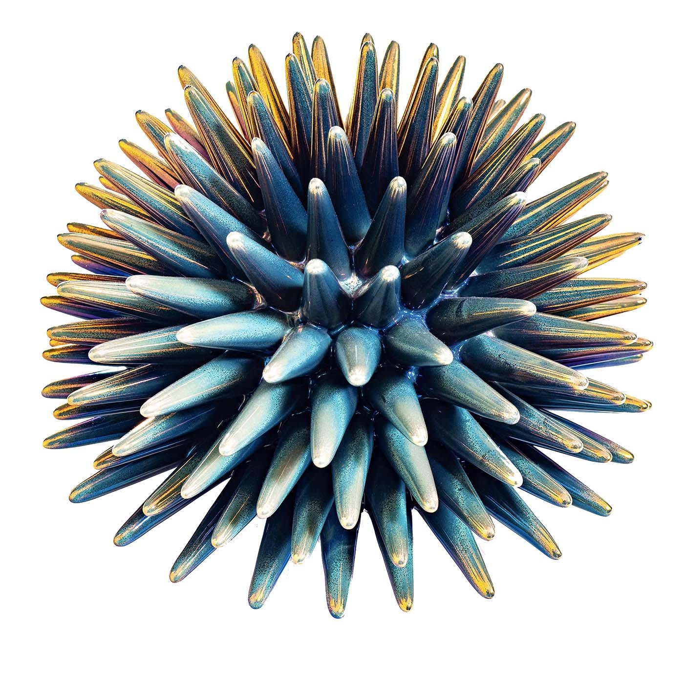 Les Fleurs de la Mer Blue Sculpture - Rubboli