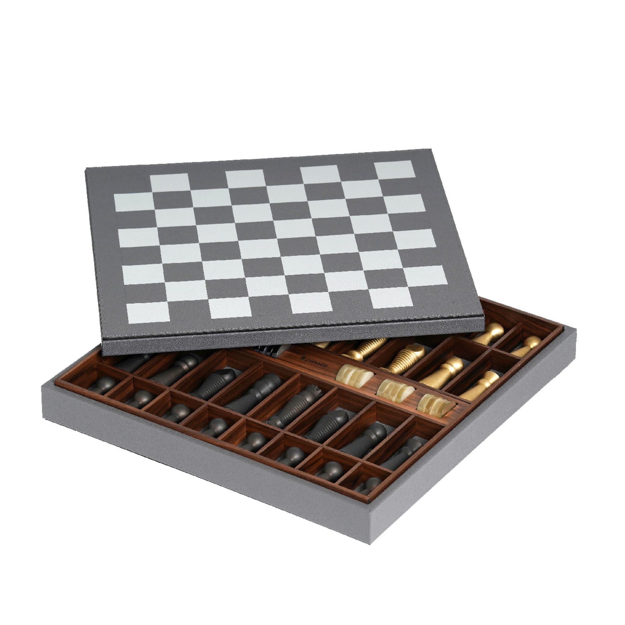 Grey Leather Chessboard - Main view