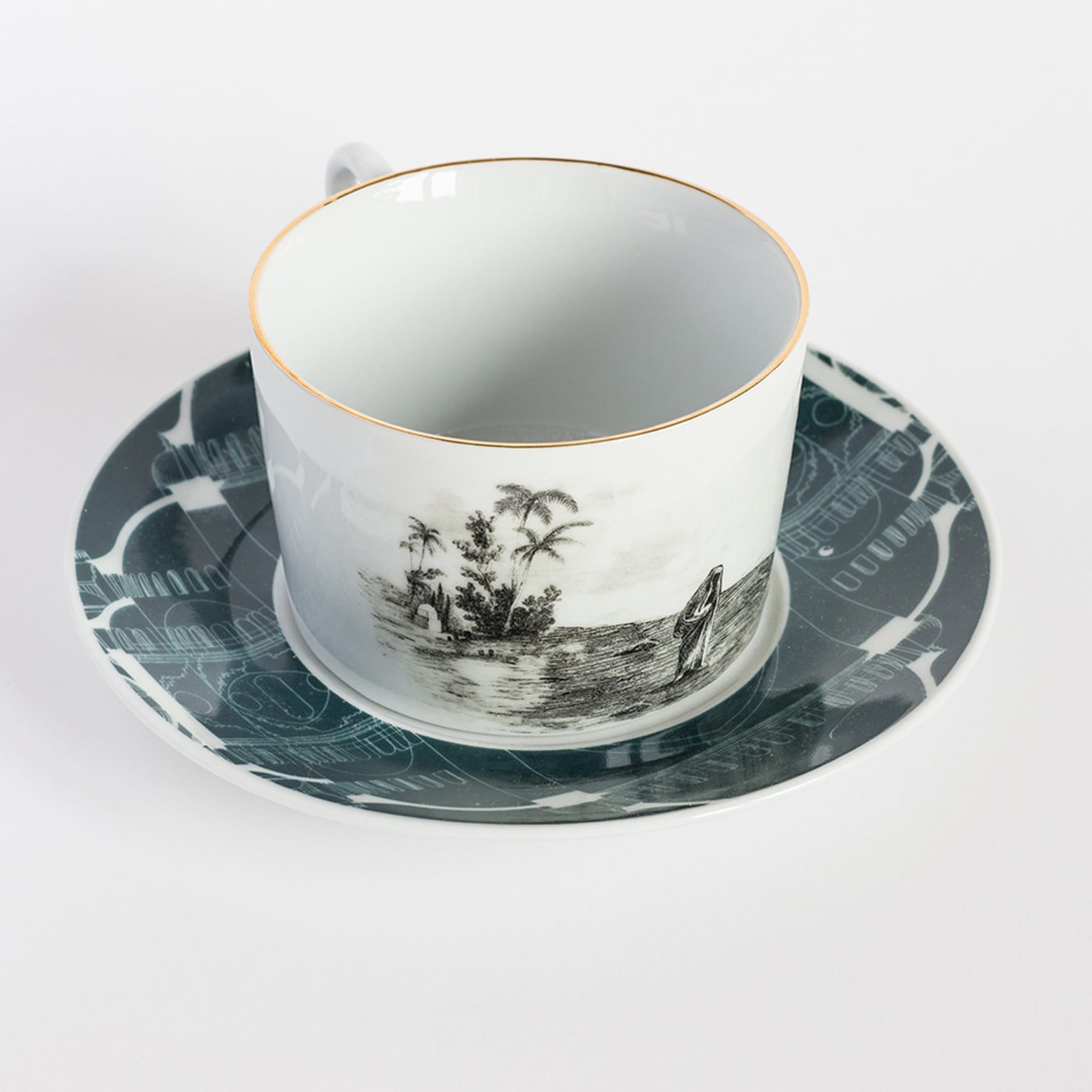 Lebanon Set of 6 Tea Cups with Saucers - Alternative view 2