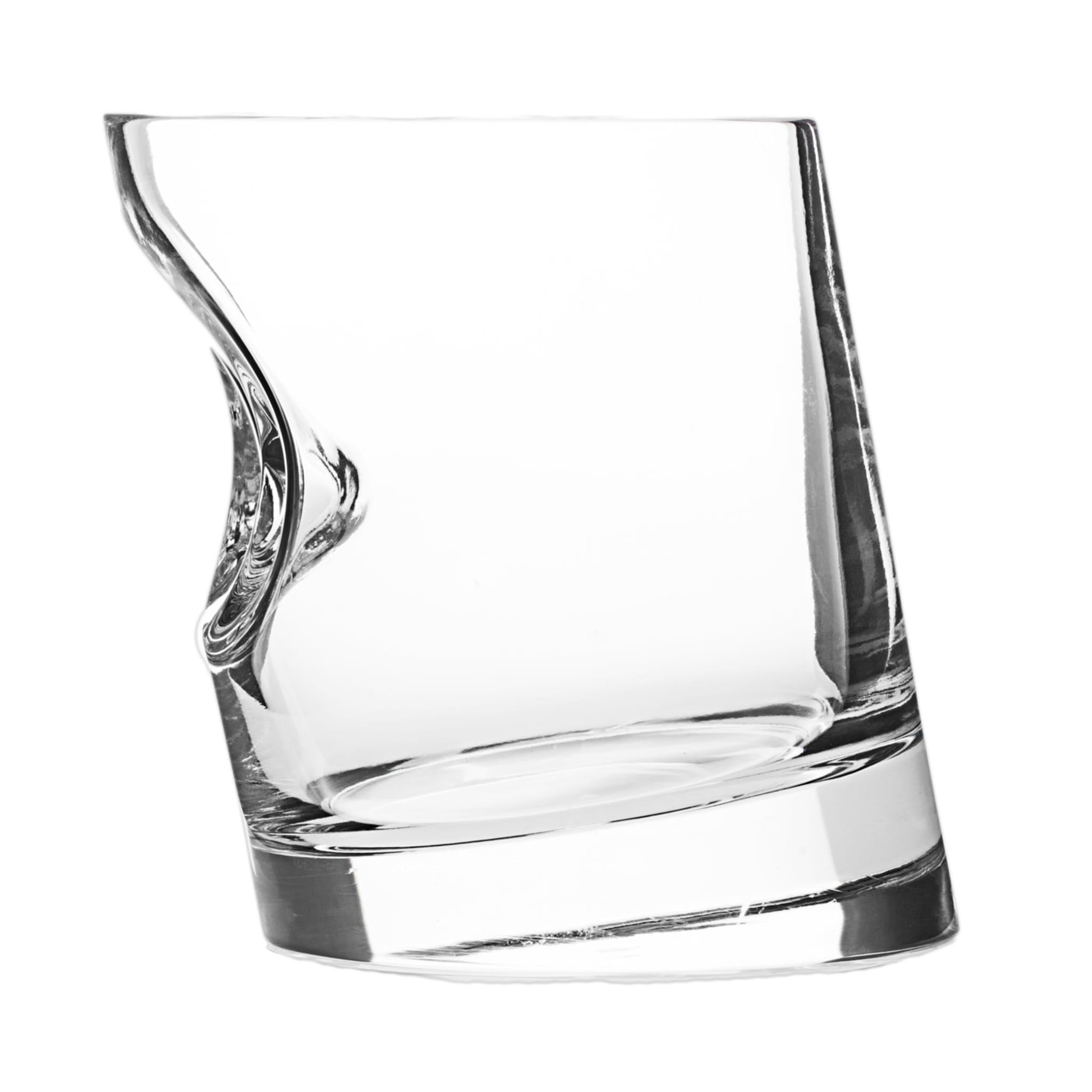 Set di 6 bicchieri da acqua in cristallo con tappo per ghiaccio di Angelo Mangiarotti - Vista principale