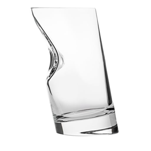 Set di 6 bicchieri da whisky in cristallo con tappo per ghiaccio di Angelo  Mangiarotti Cristalleria ColleVilca