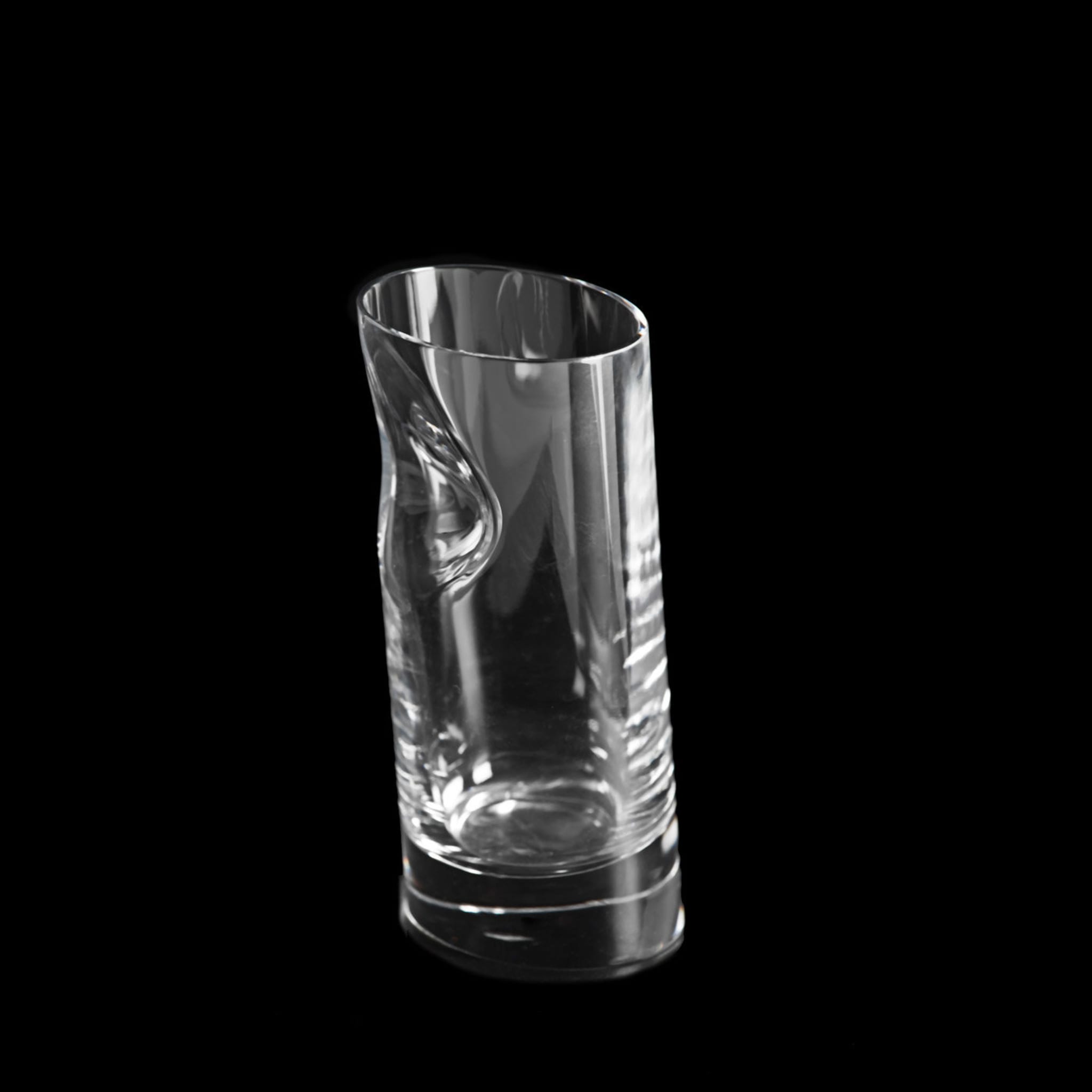 Set of 6 Ice Stopper Tall Crystal Whisky Glasses by Angelo Mangiarotti - Alternative view 3