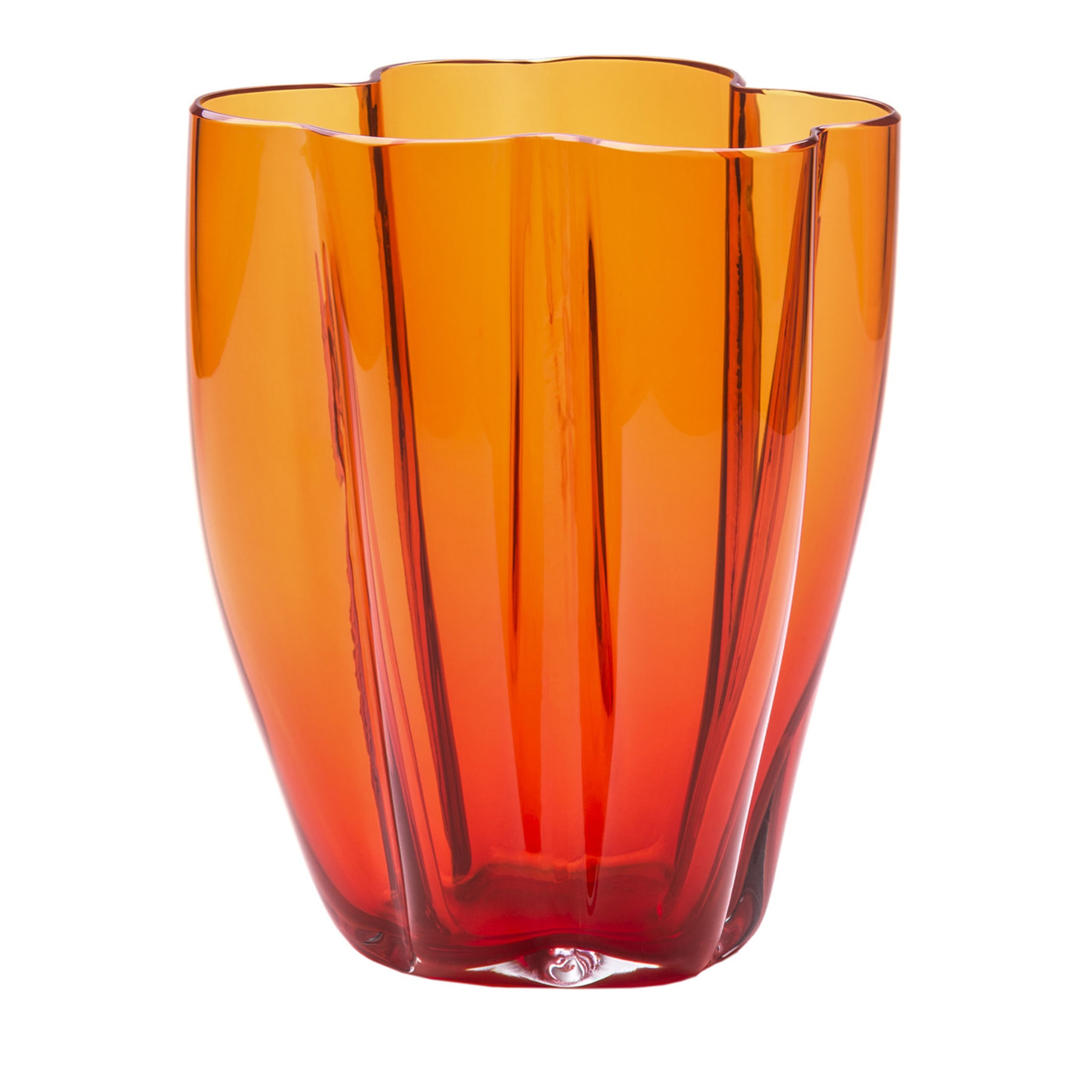 Petalo Orange Small Vase - Main view