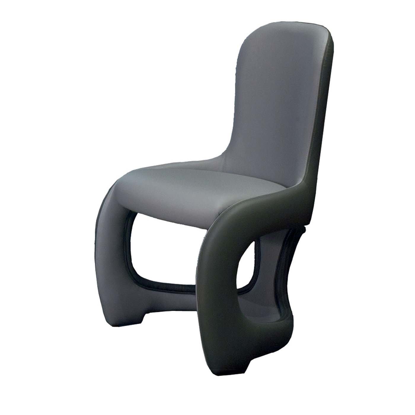 Venere Gray Padded Chair - Carpanelli