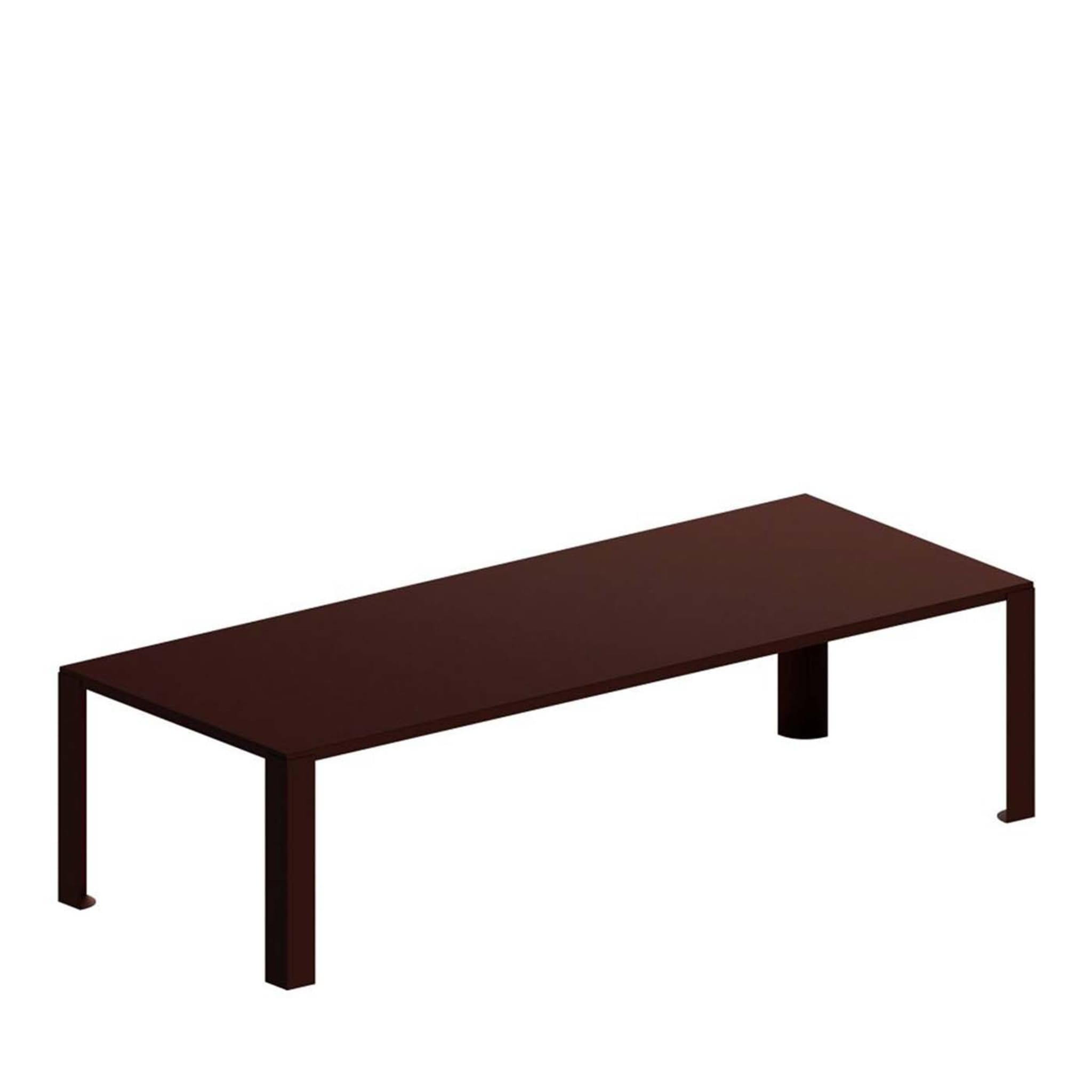 Big Irony Rust Outdoor Table by Maurizio Peregalli - Main view