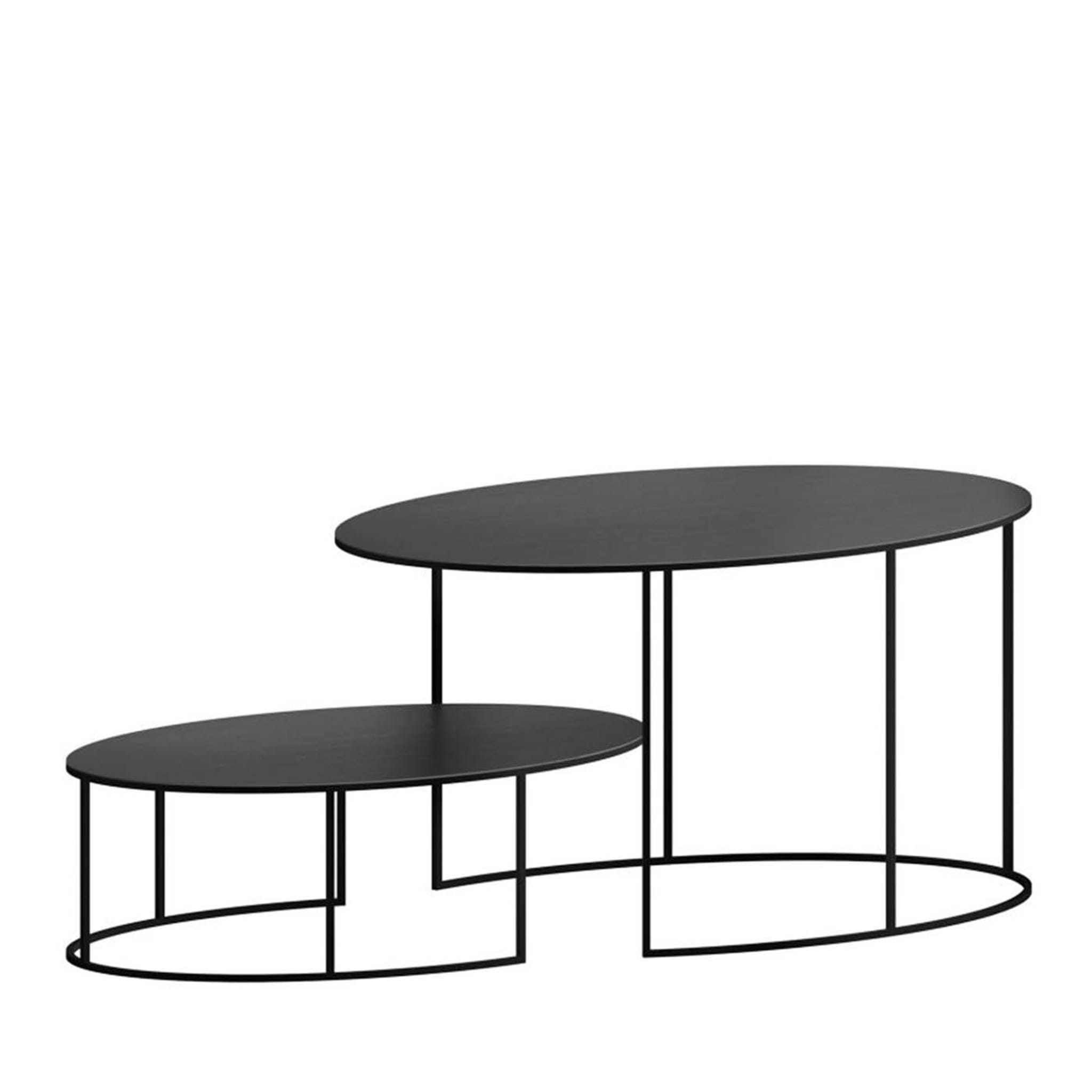 Slim Irony Set of 2 Oval Tables by Maurizio Peregalli - Main view