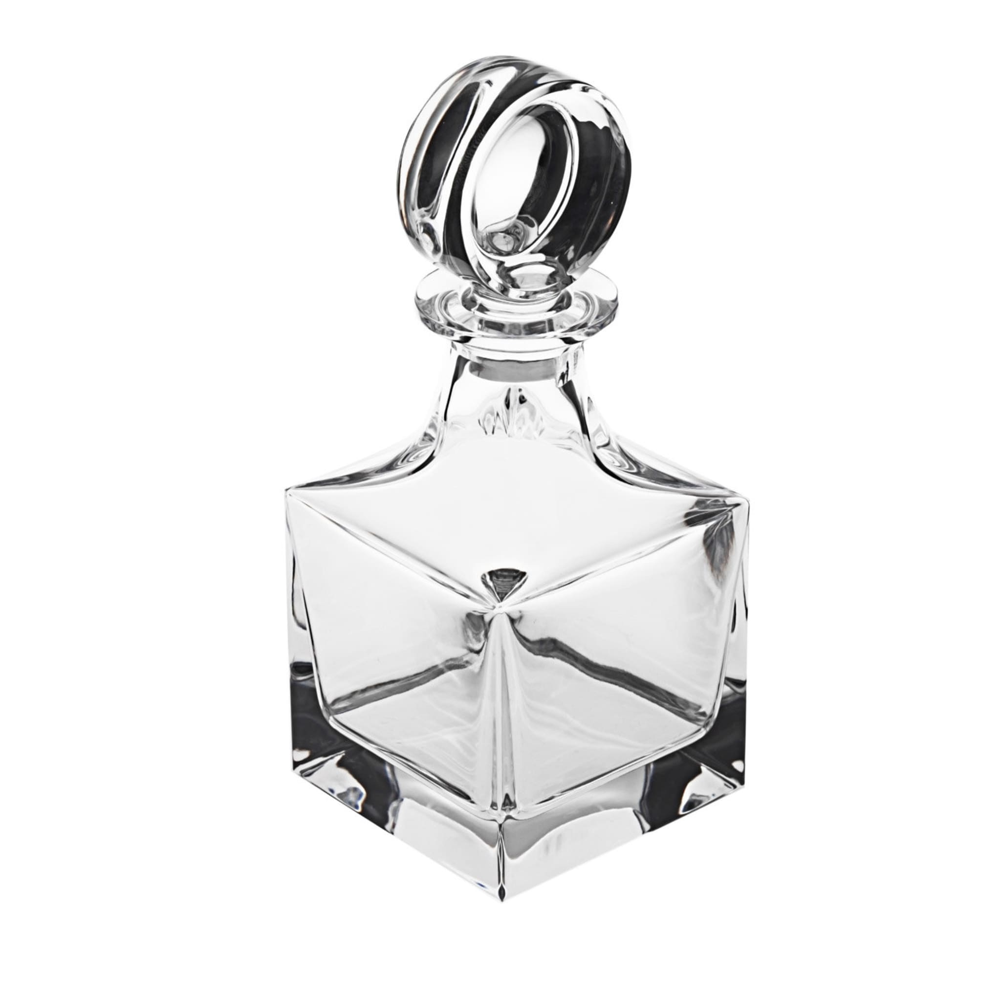 Cubo Crystal Whisky Bottle - Main view