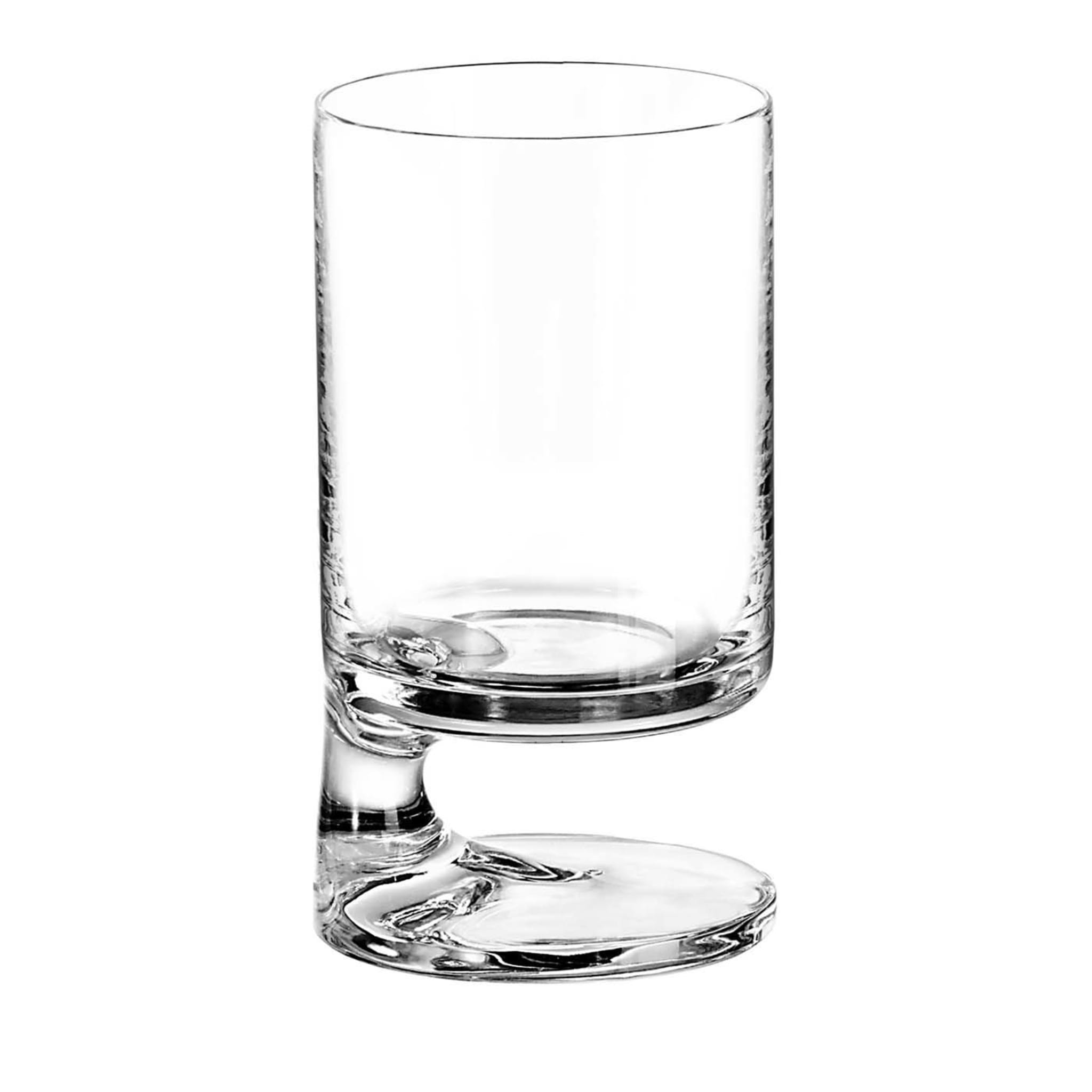 Reserve Nouveau Crystal Wine Glasses in Smoke Set of 2