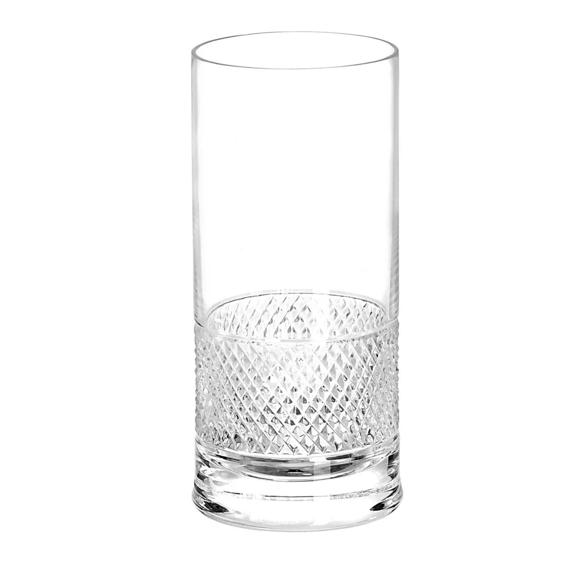 Diamond Set of 2 Highball Glasses by Claire Le Sage - Main view