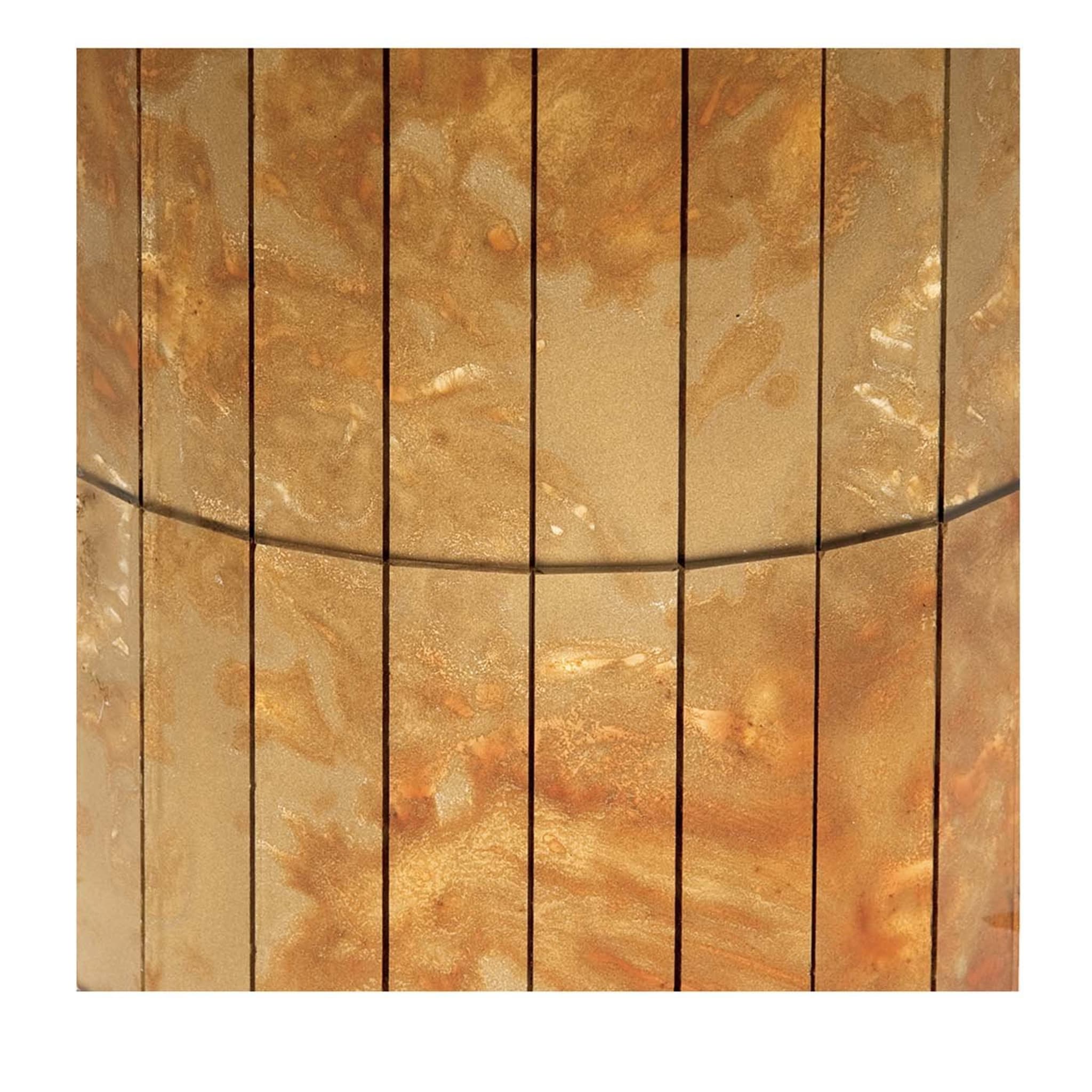 Juego de 15 paneles decorativos dorados en damasco - Vista principal
