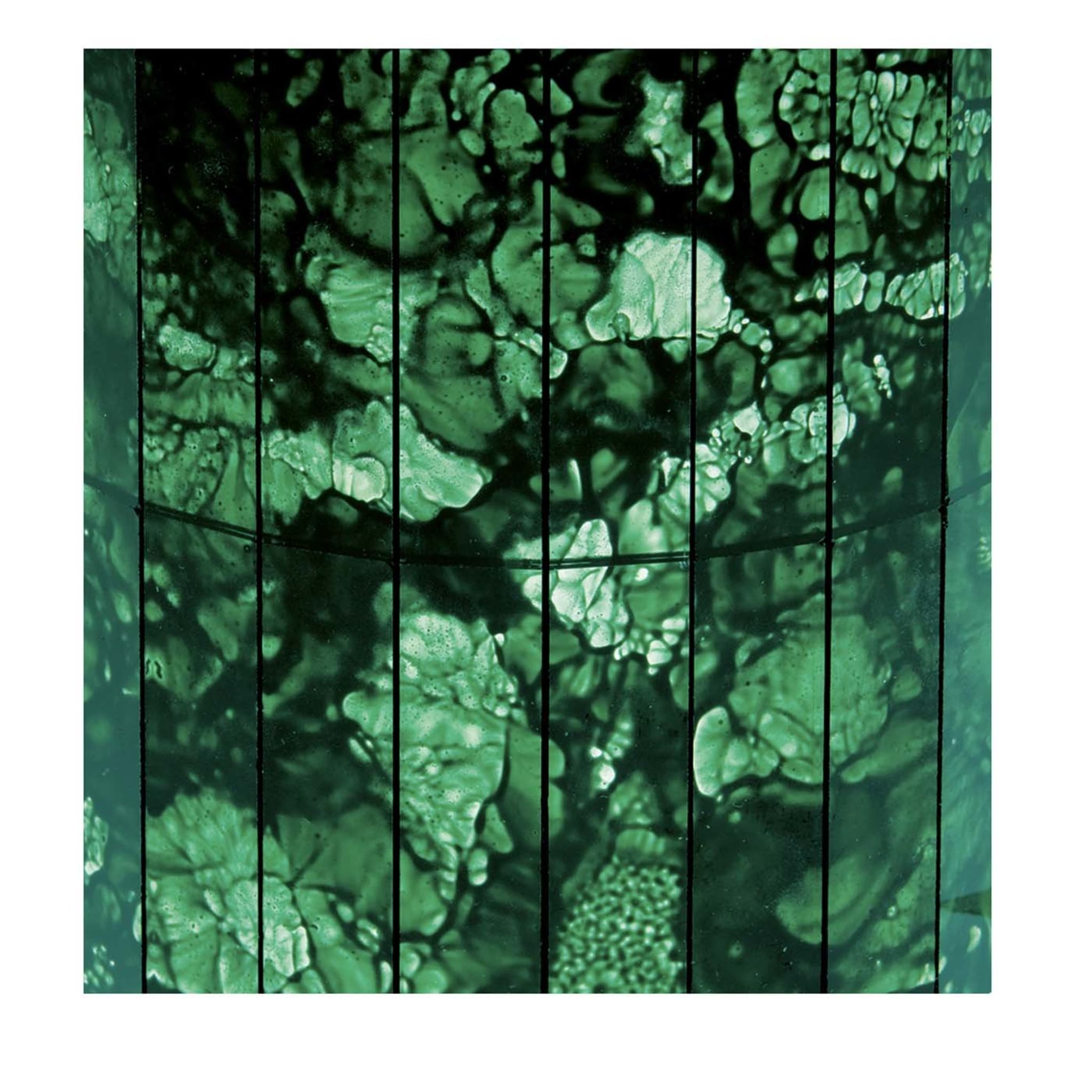 Set di 15 pannelli decorativi in smeraldo damascato - Vista principale