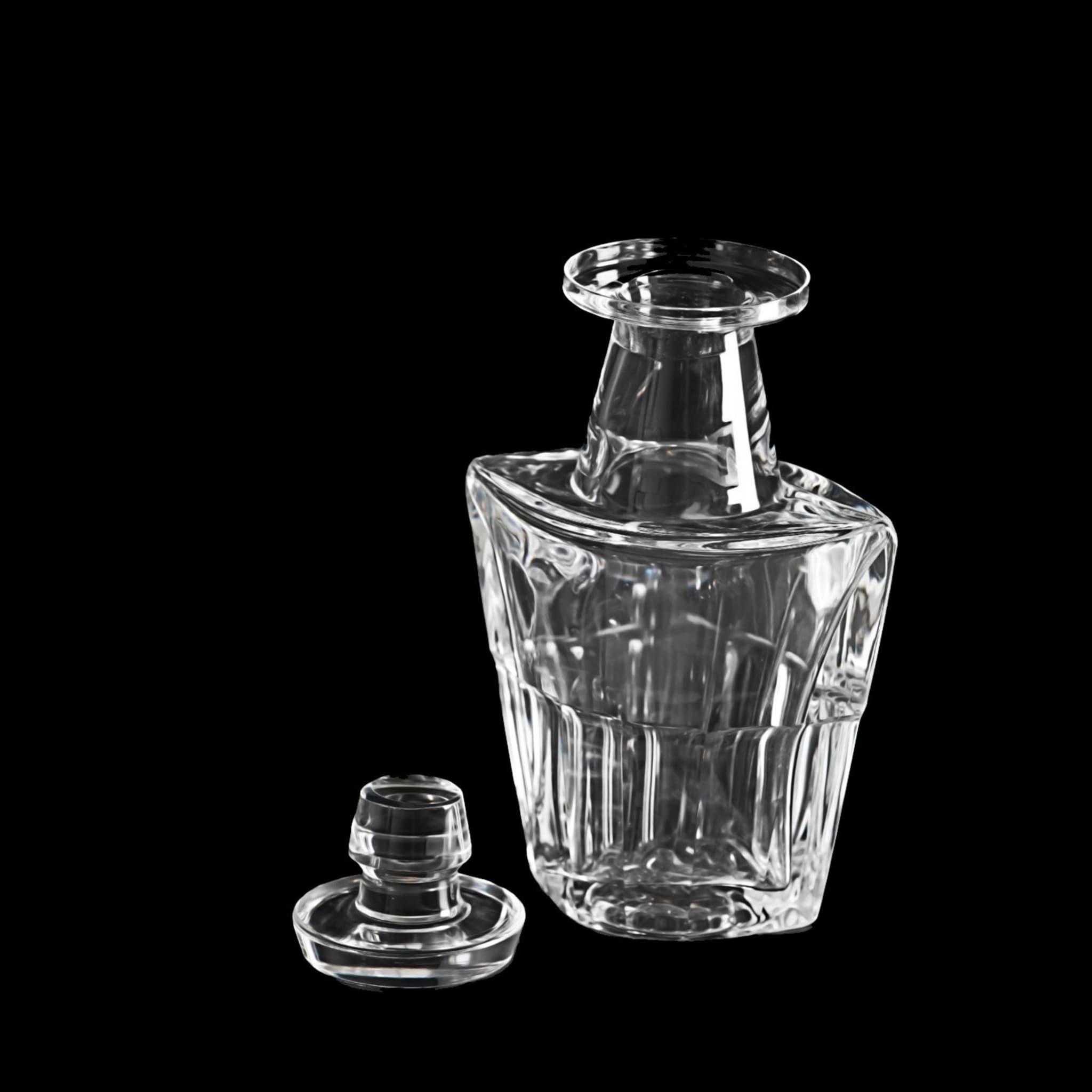 Bottiglia da whisky in cristallo Le Corbusier - Vista alternativa 4