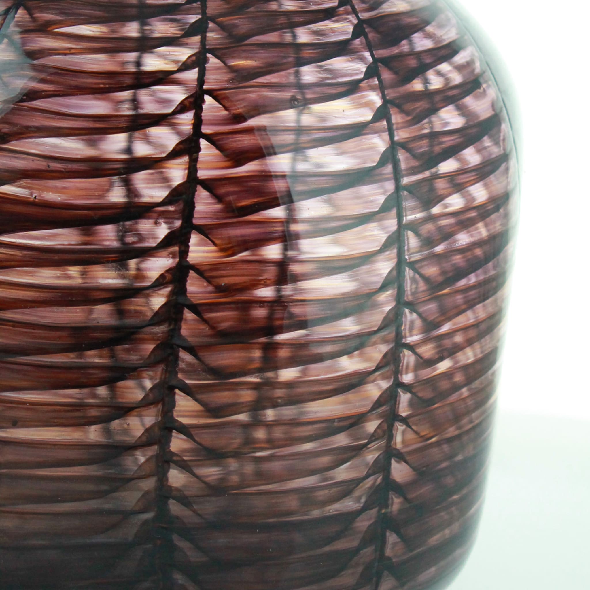 Canoce Cubo Black Vase in Murano Glass - Alternative view 1