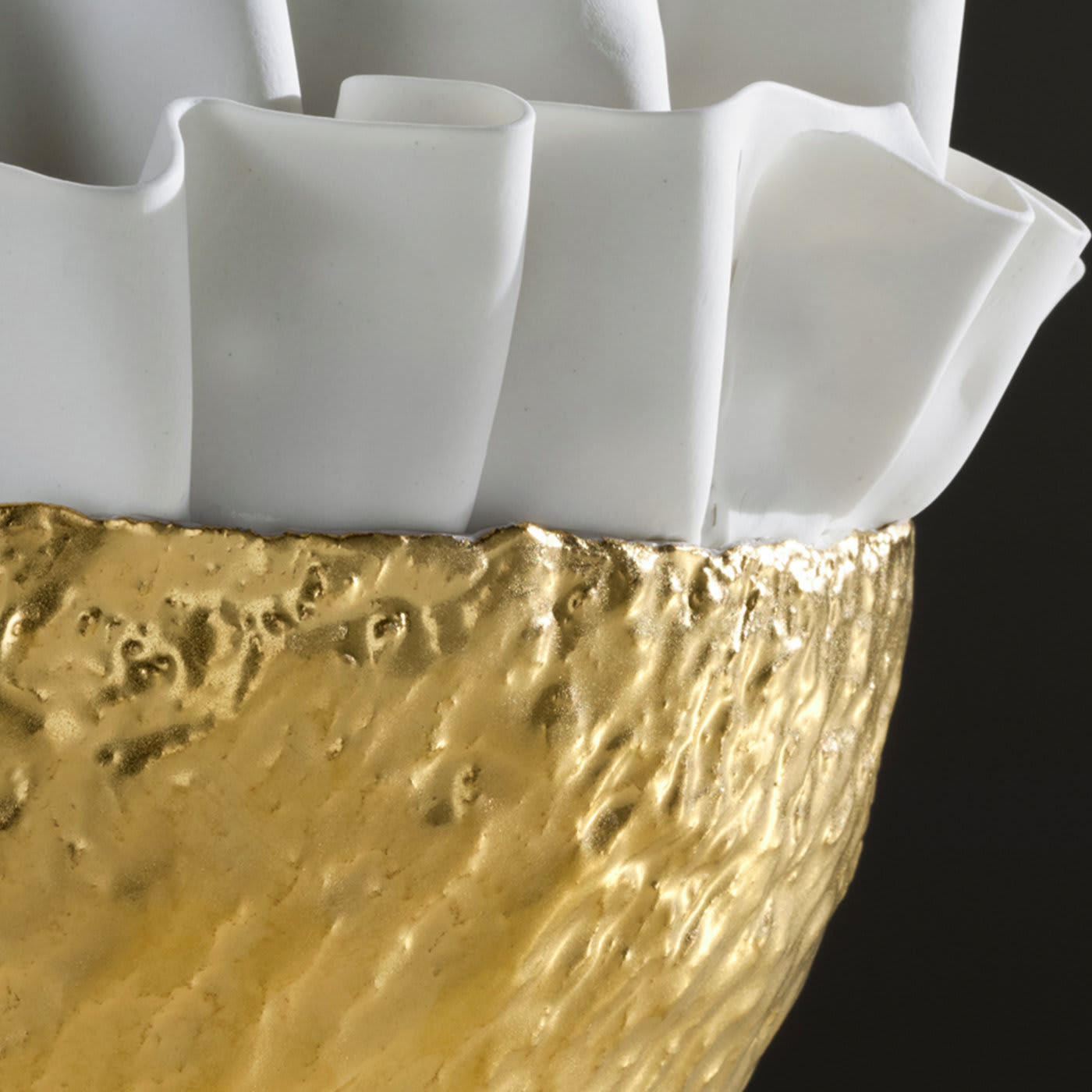 Anthozoa Gold Bowl - Fos Ceramiche