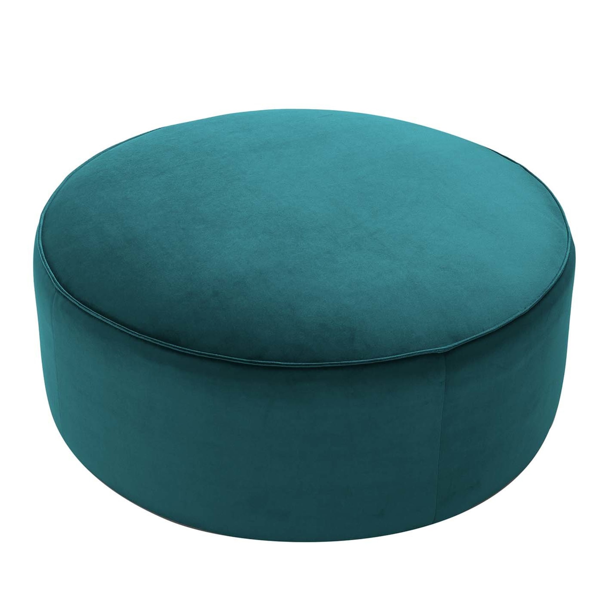 Ted Green Round Pouf - Main view