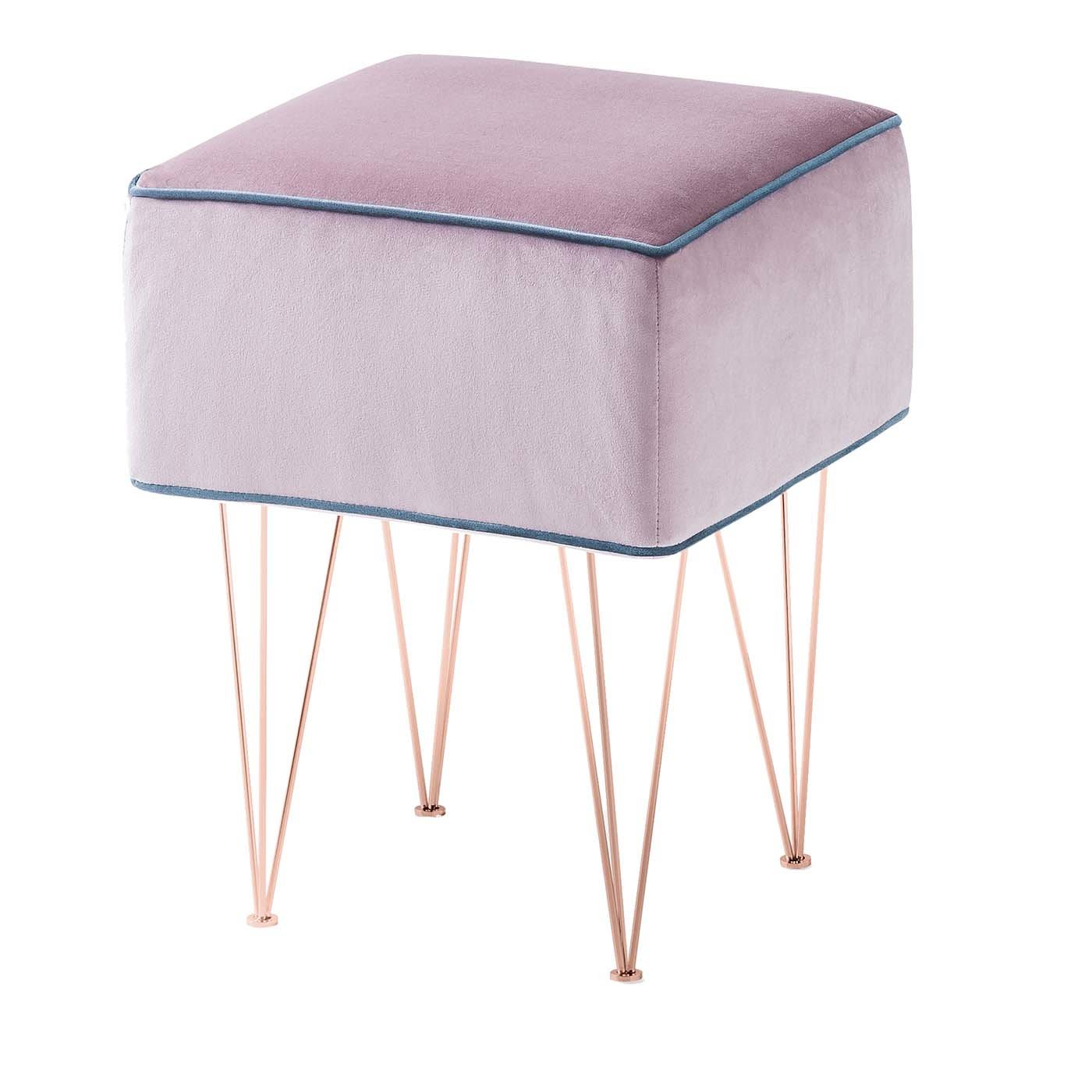 Small square store pouf