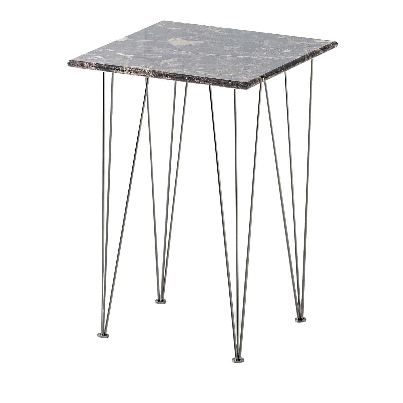 Flamingo Square Side Table with Black Legs - Gam Home