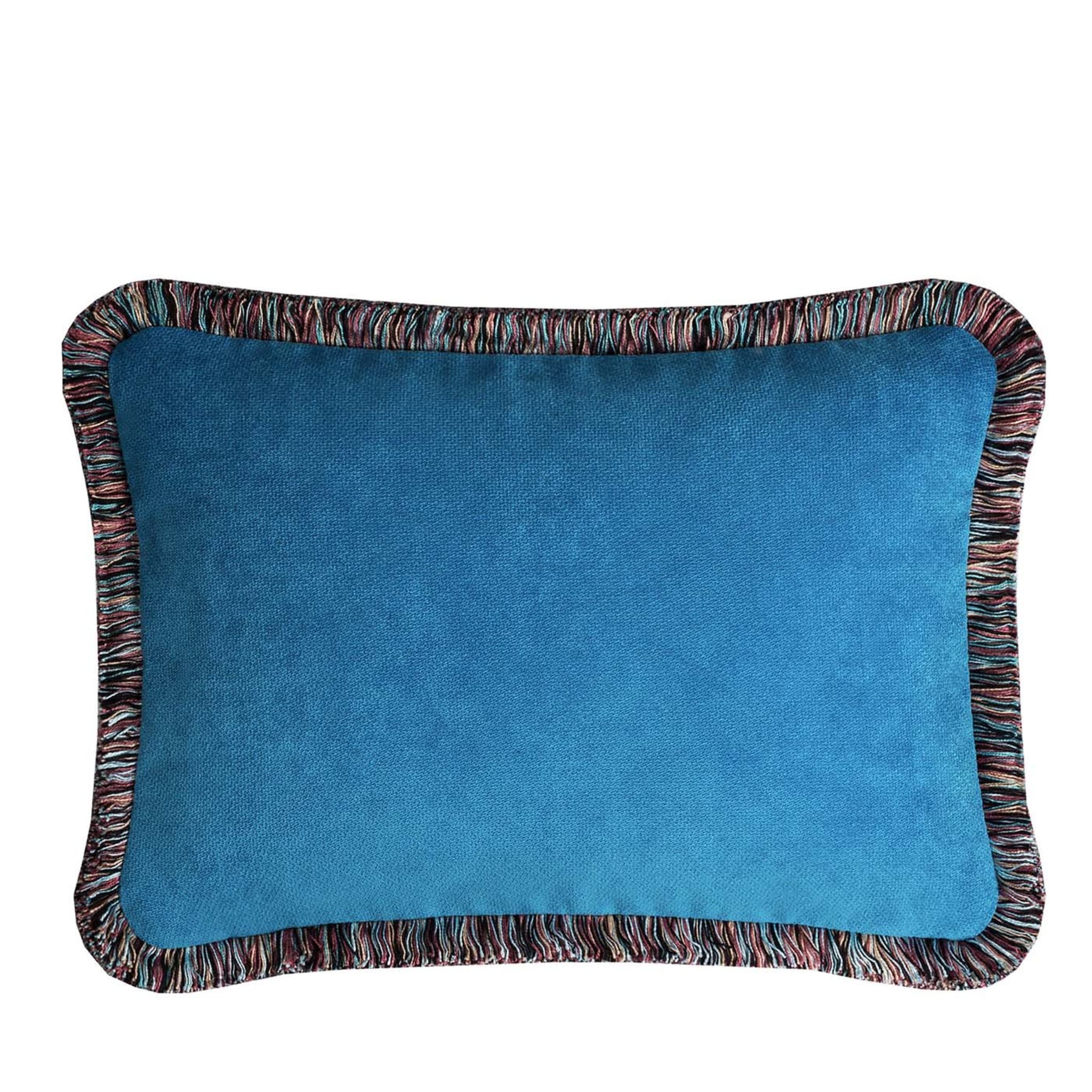 Blue Happy Pillow - Main view