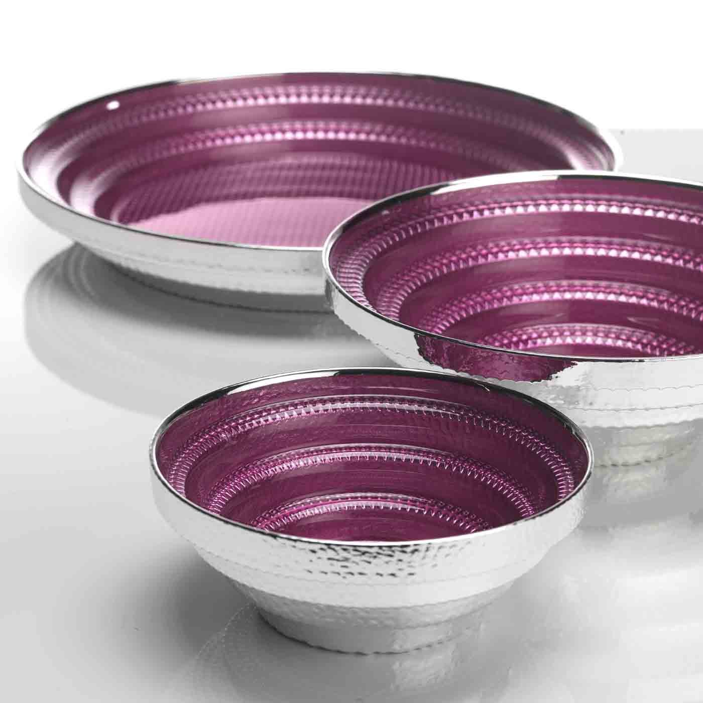 Babel Set of 2 Violet Bowls by Karim Rashid - Argenesi