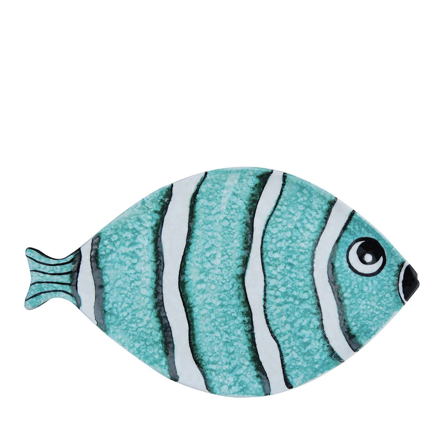 Nemo Aquamarine Tray - Ceramiche Edelweiss
